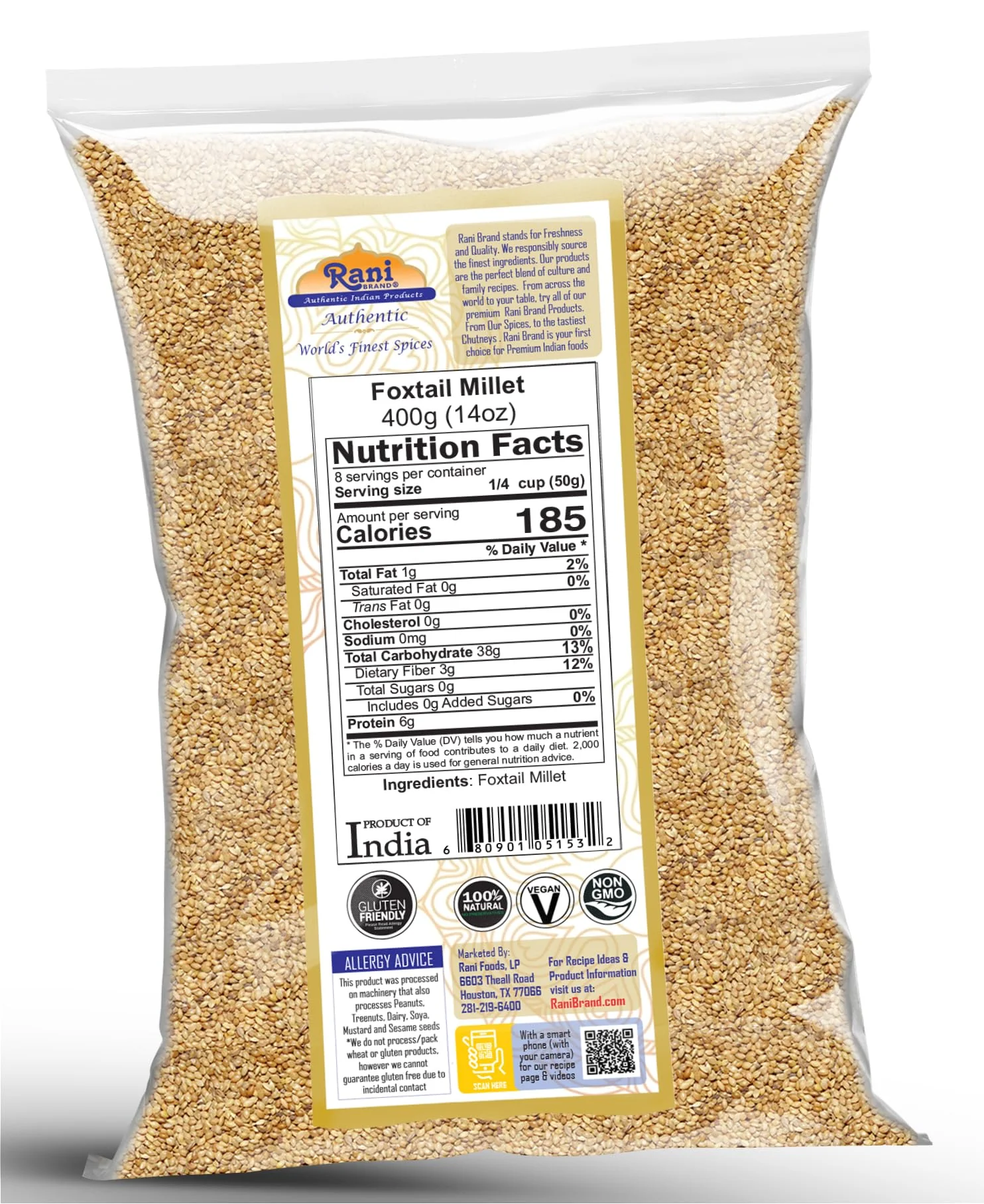 Rani Foxtail Millet Polished {3 Sizes Available} - Image 5