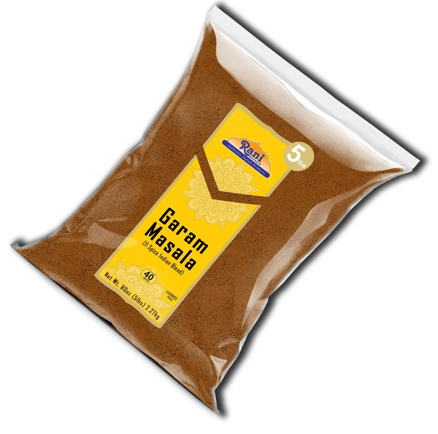 Rani Garam Masala Indian 11-Spice Blend 5lbs (80oz) 2.27kg Bulk ~ All Natural, Salt-Free | Vegan | No Colors | Gluten Friendly | NON-GMO | Kosher - Image 10