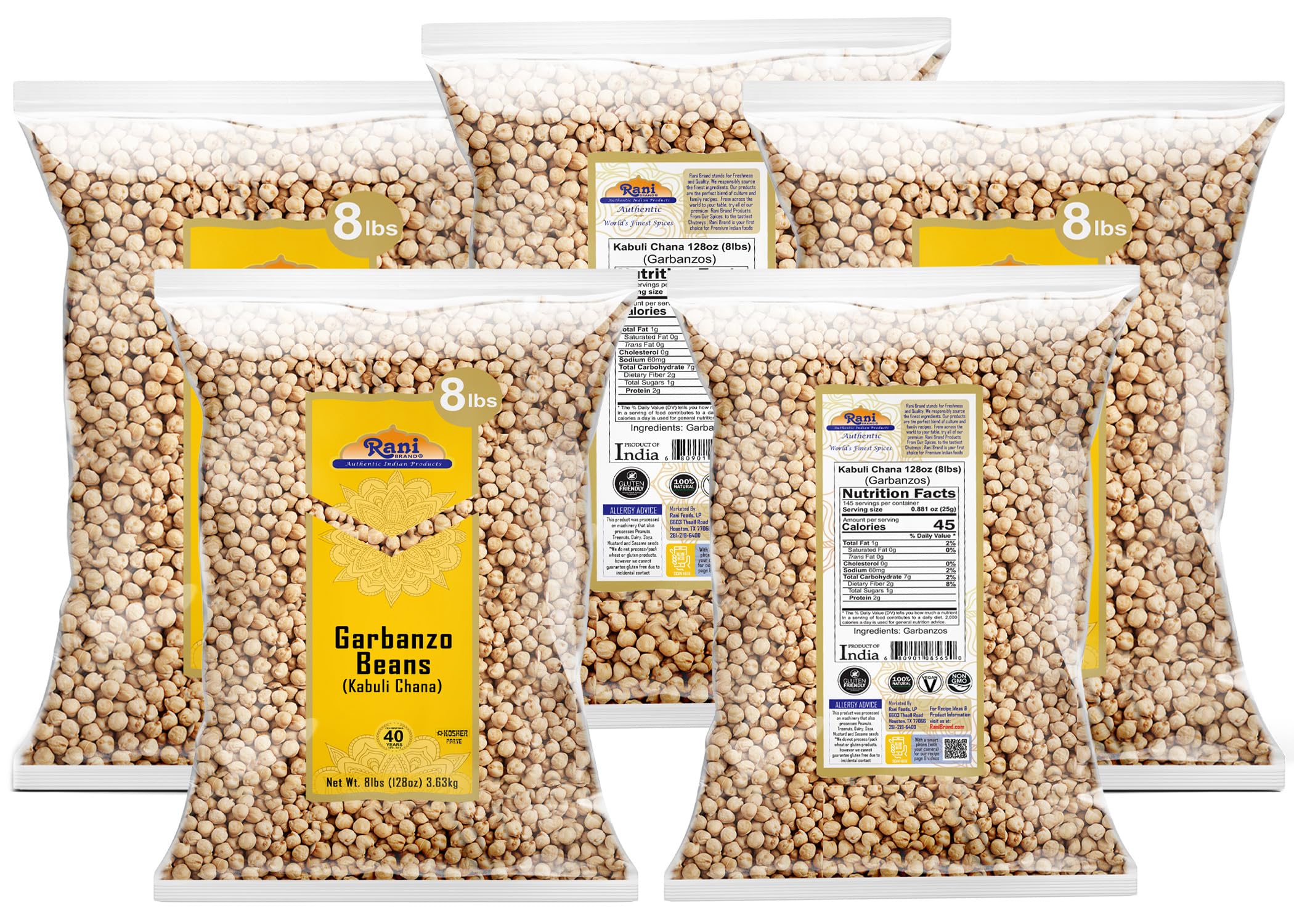 Rani Garbanzo Beans (Kabuli Chana) {4 Sizes Available} - Image 30