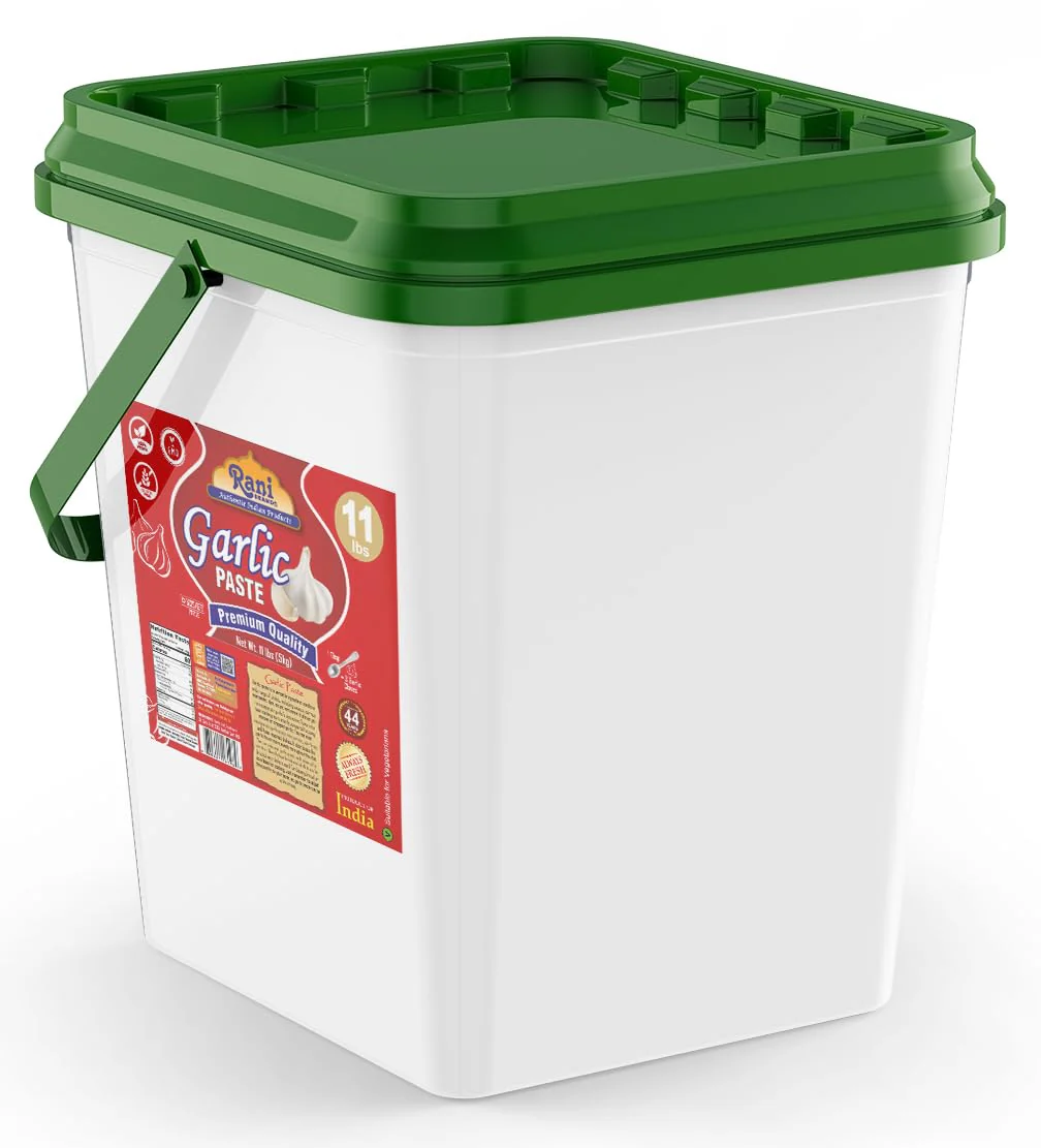 Rani Garlic Cooking Paste 176oz (11lbs) 5kg Bulk ~ Vegan | Gluten Free | NON-GMO | Kosher | No Colors | Indian Origin - Image 4