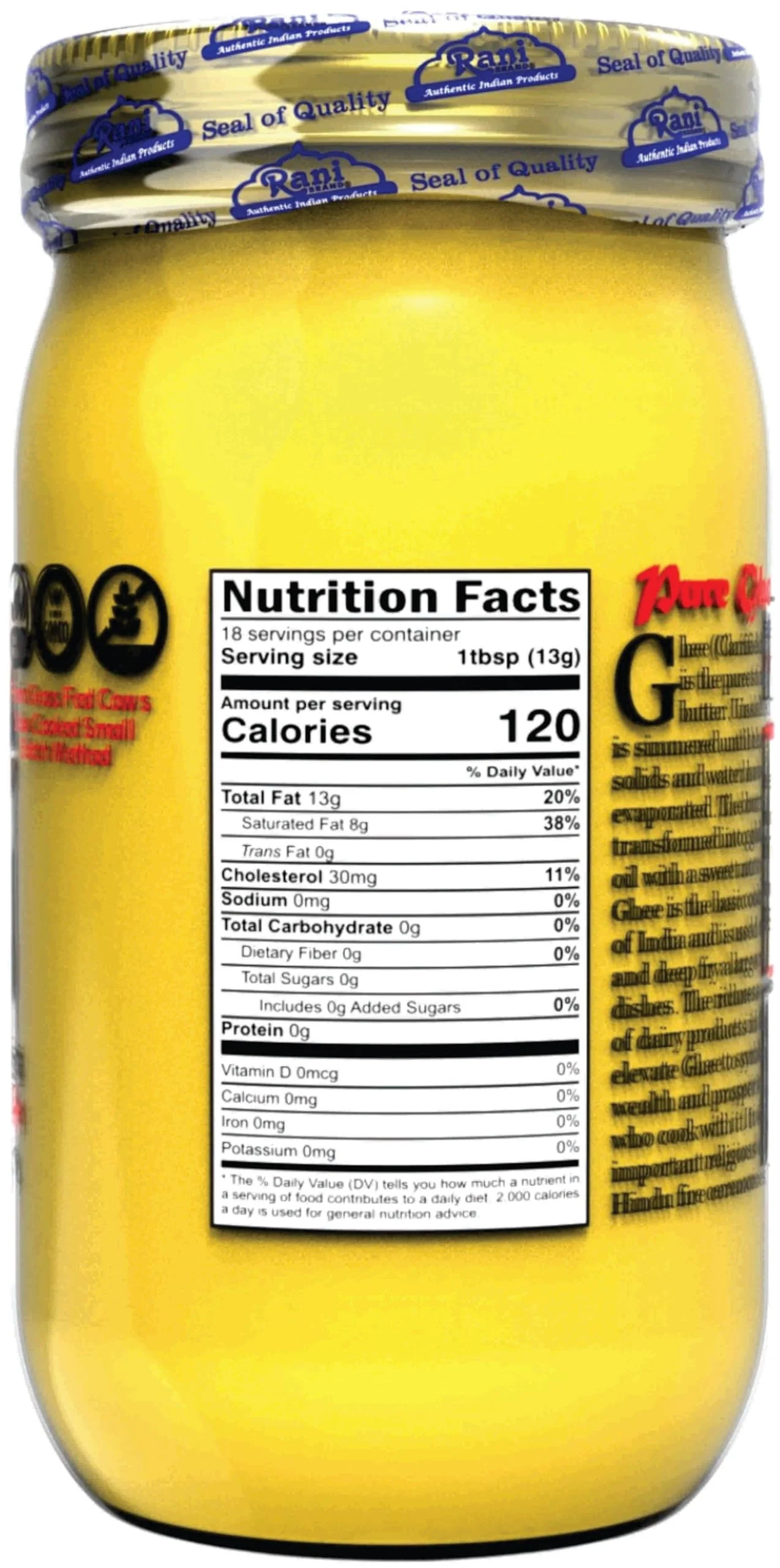 Rani Ghee (Clarified Butter) {3 Sizes Available} - Image 15