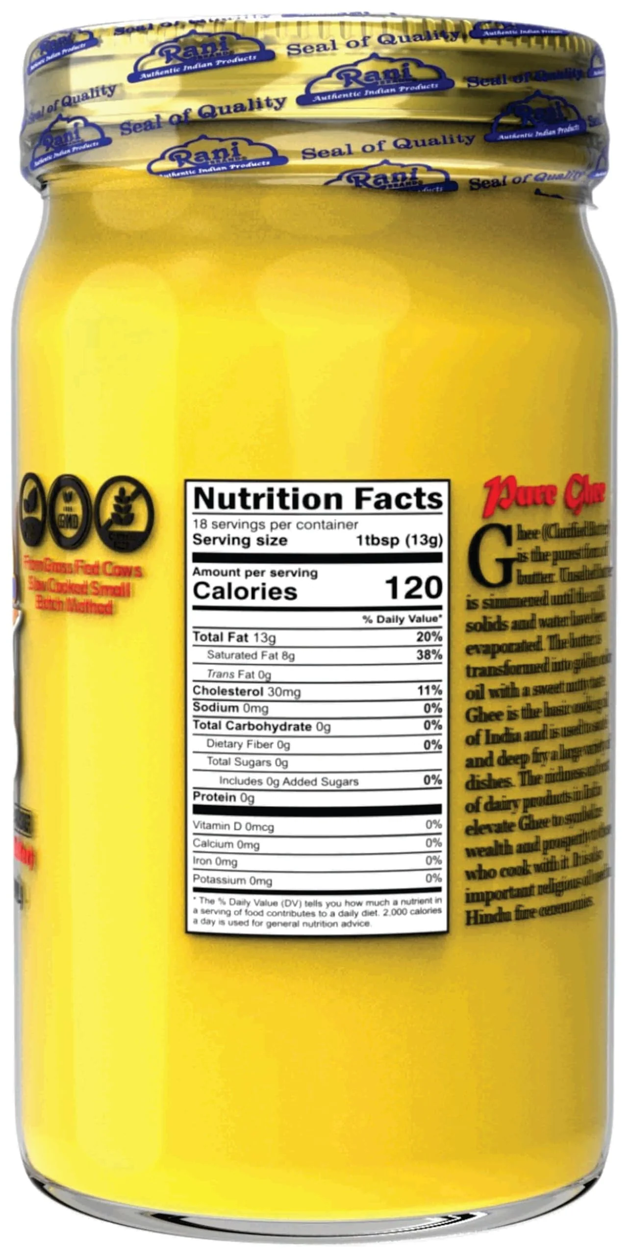 Rani Ghee (Clarified Butter) {3 Sizes Available} - Image 3