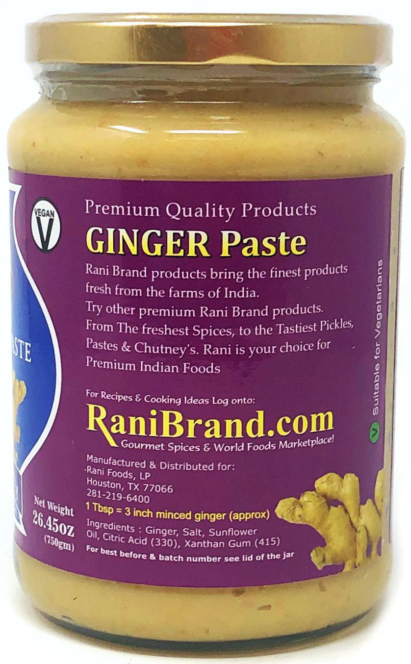 Rani Ginger Cooking Paste 26.45oz (750g) ~ Vegan | Glass Jar | Gluten Free | NON-GMO | No Colors | Indian Origin - Image 7