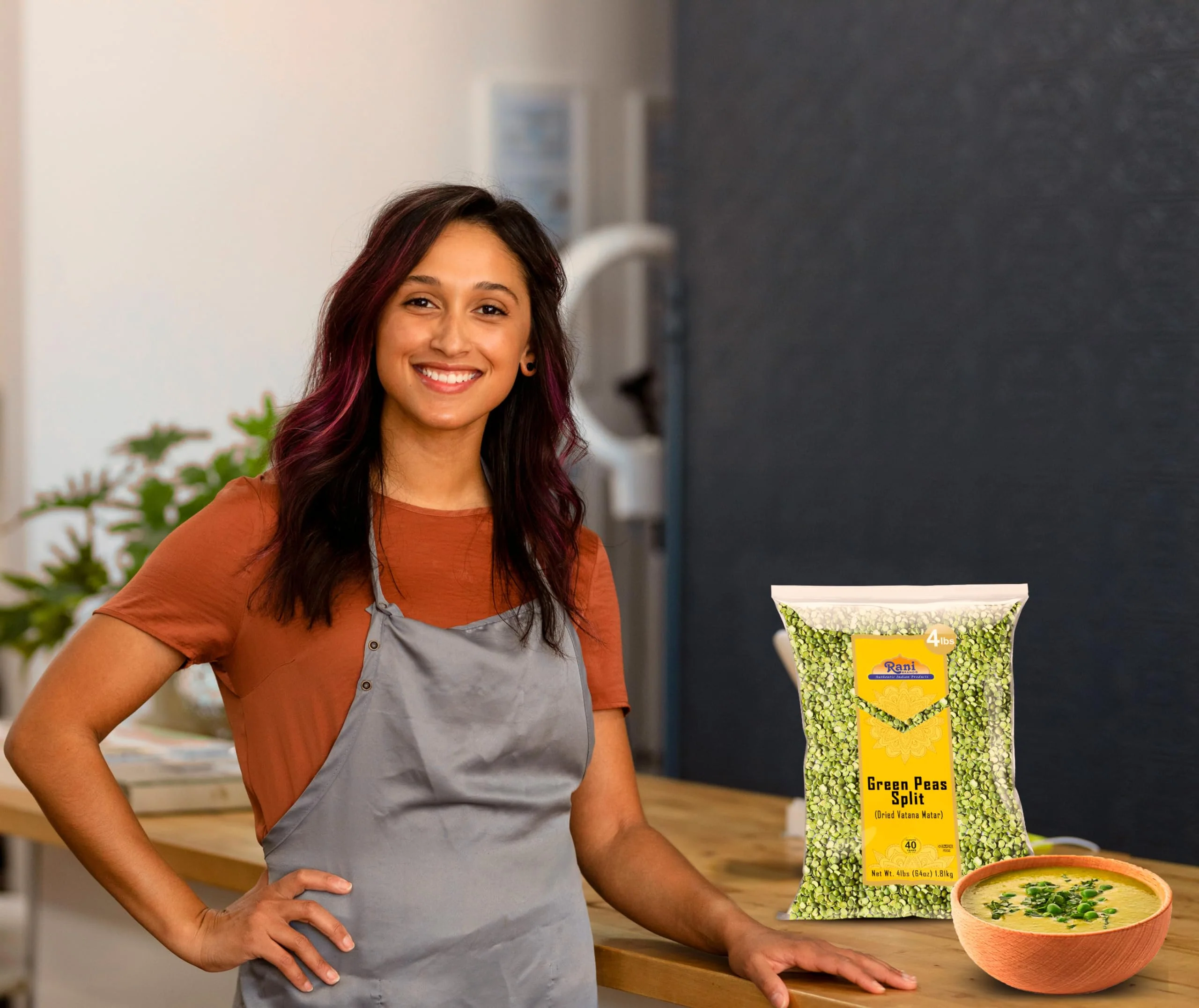 Rani Green Peas Split, Dried (Vatana, Matar) 64oz (4lbs) 1.81kg ~ All Natural | Kosher | Vegan | Gluten Friendly | Product of US - Image 5