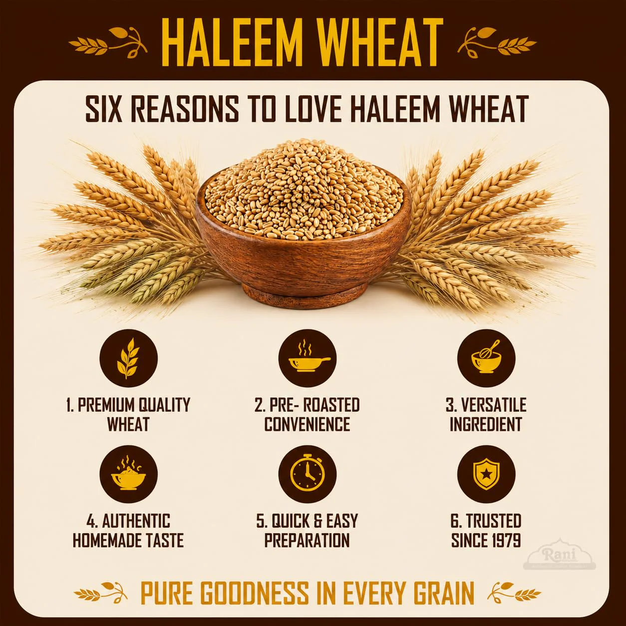Rani Haleem Wheat 64oz (4lbs) 1.81kg Bulk ~ All Natural | Vegan | Gluten Friendly | NON-GMO | Kosher | Indian Origin - Image 8
