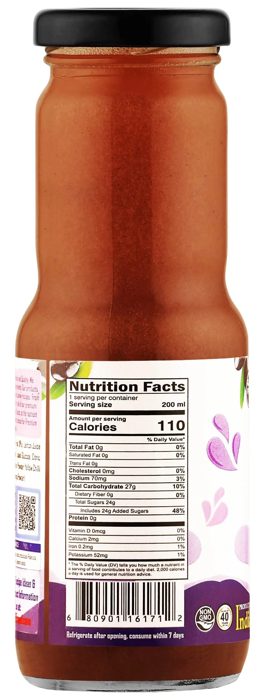 Rani Jamun Shikanji 6.7 fl oz (200 ml) Glass Bottle, Pack of 2 ~ Indian Fruit Beverage | Vegan | Gluten Free | NON-GMO | Indian Origin - Image 4