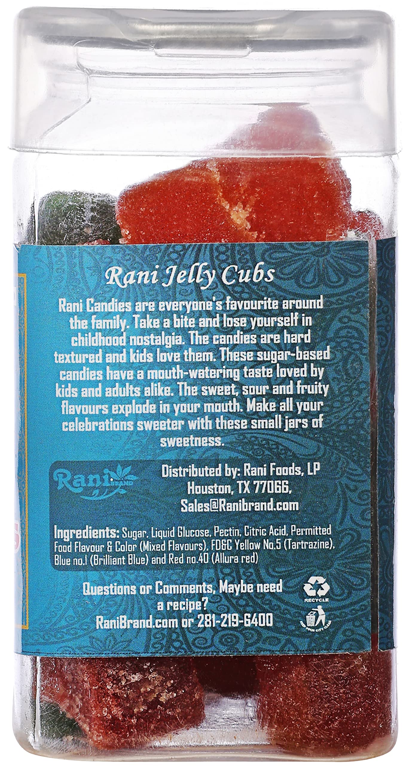 Rani Jelly Cubes 5.25oz (150g) Vacuum Sealed, Easy Open Top, Resealable Container ~ Indian Tasty Treats | Vegan | Gluten Friendly | NON-GMO | Indian Origin - Image 5