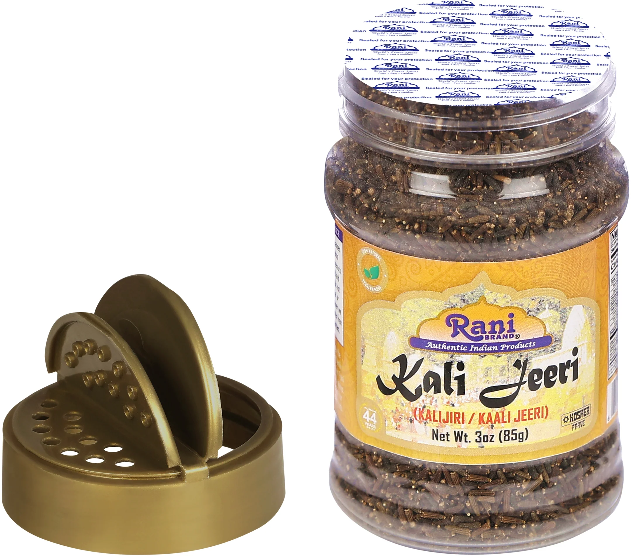 Rani Kali Jeeri 3oz (85g) Natural ~ Gluten Friendly | NON-GMO | Vegan | Kosher | Indian Origin | Kalijiri / Kaali Jeeri - Image 3