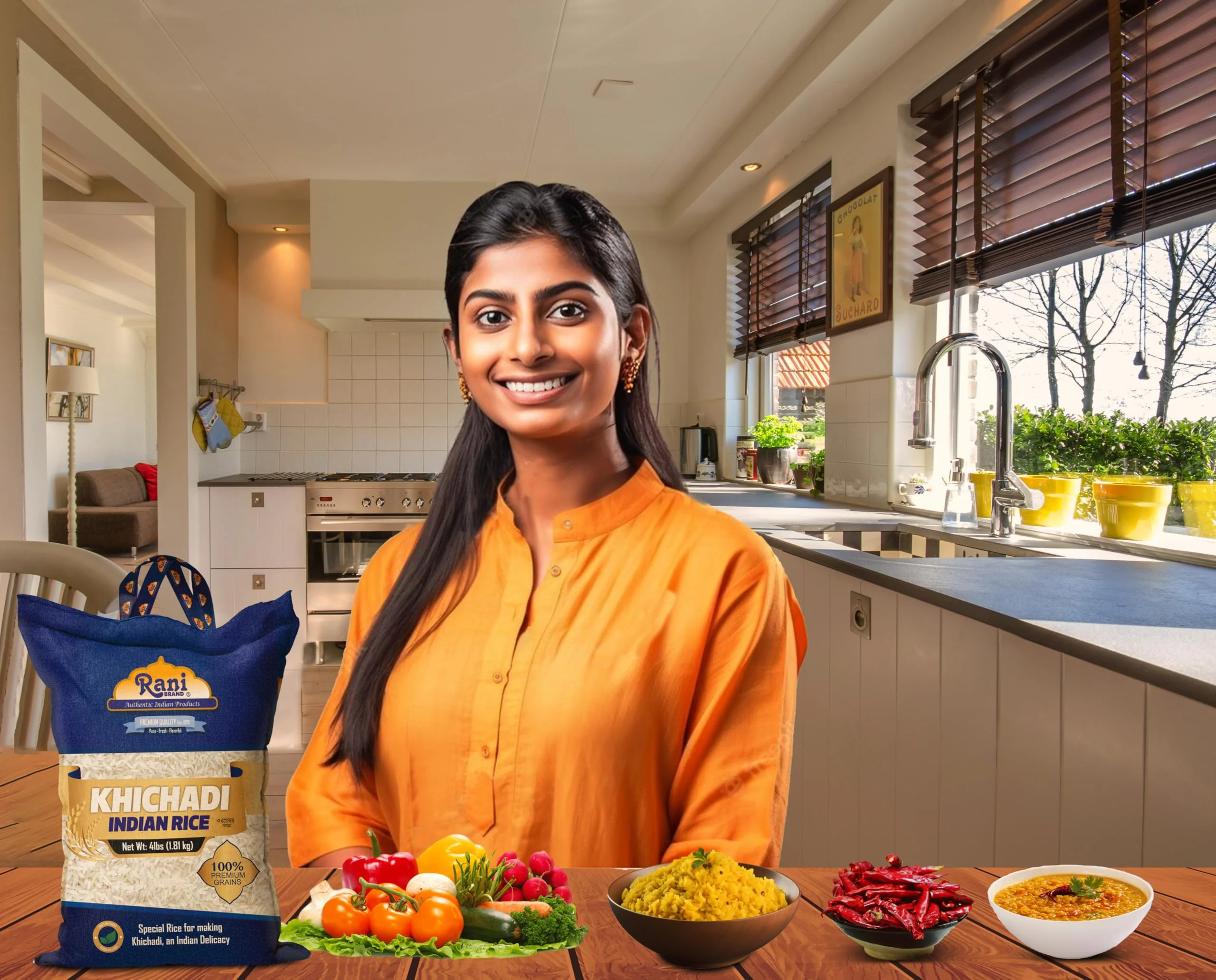 Rani Khichadi Indian Rice 64oz (4lbs) 1.81kg Cloth Bag ~ All Natural | Gluten Friendly | Vegan | Kosher | Export Quality | Indian Origin - Image 5