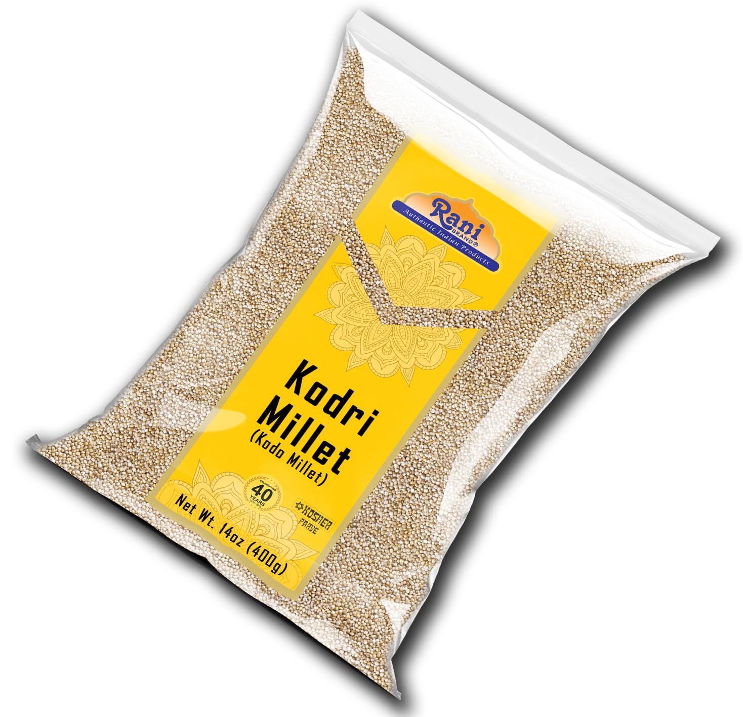 Rani Kodri (Polished Kodo Millet Seeds) Ancient Grains 400g (14oz) ~ All Natural | Gluten Friendly | NON-GMO | Kosher | Vegan | Indian Origin (Varagu / Kodra / Harka) - Image 9