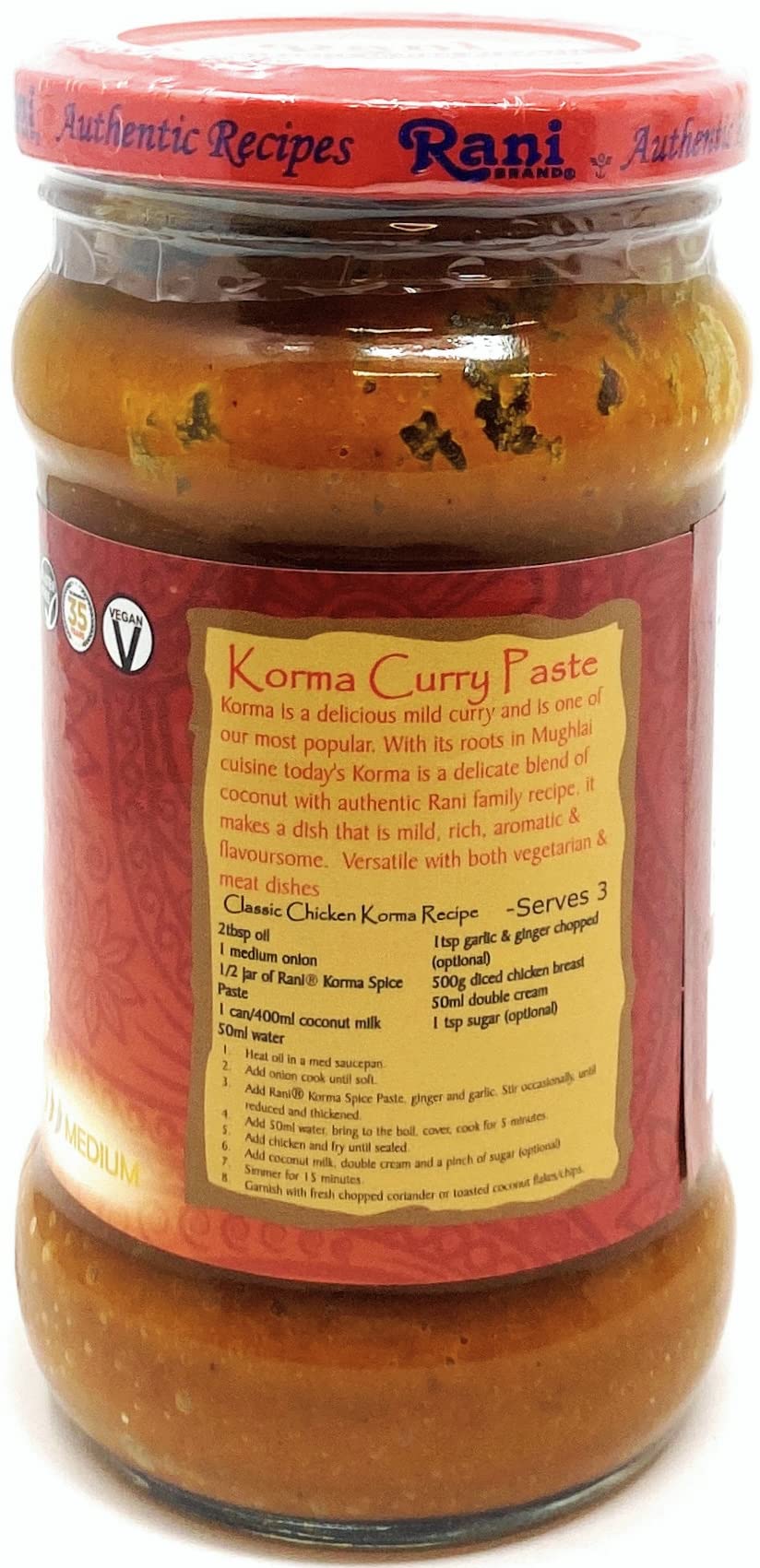 Rani Korma Curry Cooking Pastes {4 Sizes Available} - Image 4