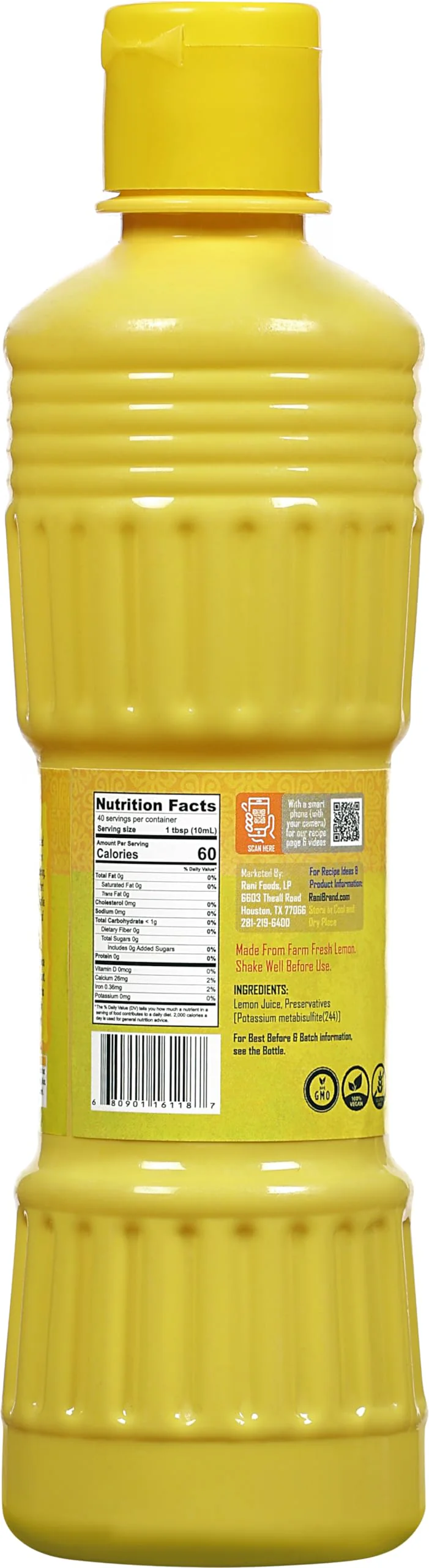Rani Lemon Juice {2 Sizes Available} - Image 7