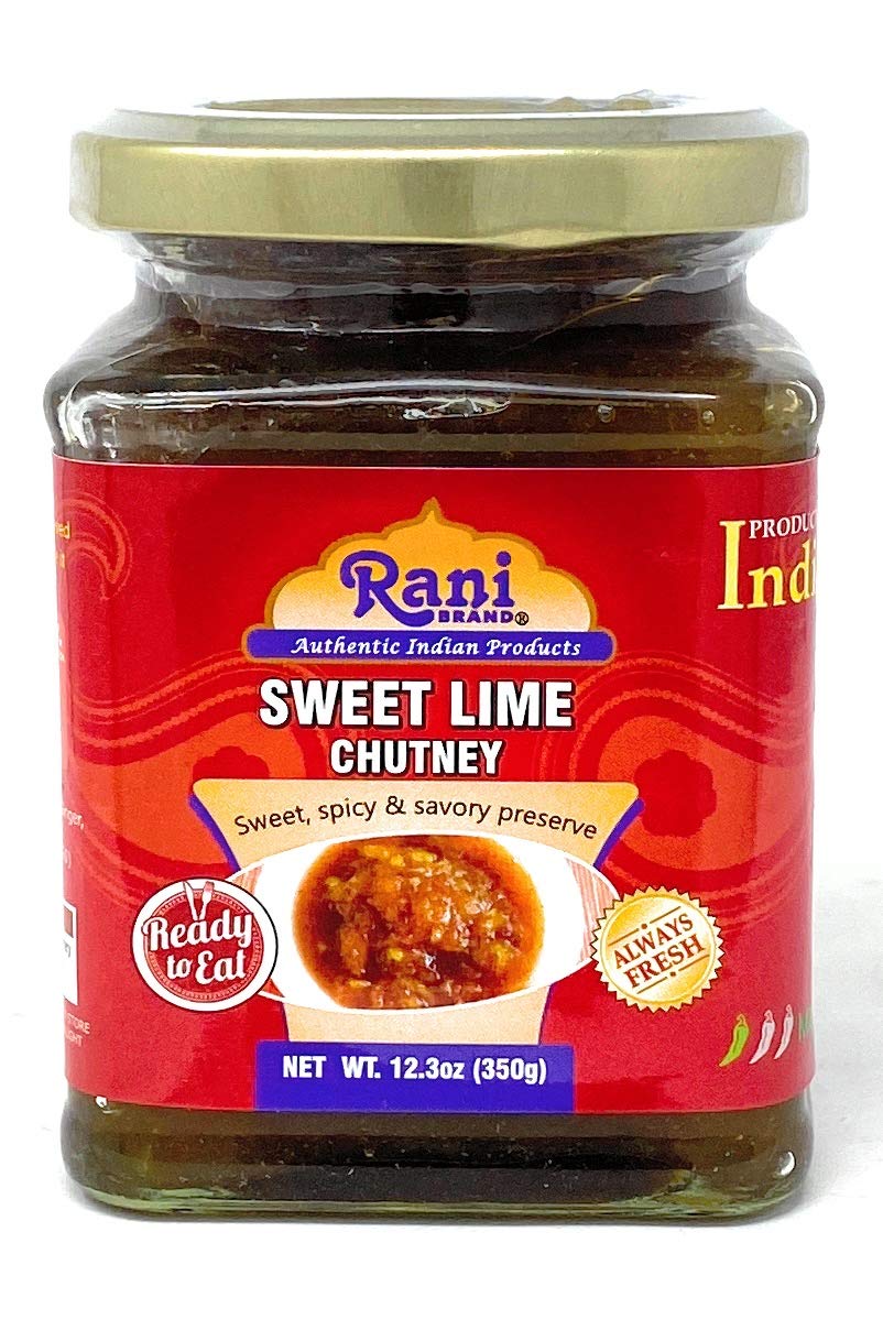 Rani Sweet Lime Mango Chutney (Indian Preserve) 10.5oz (300g) Glass Jar, Ready to eat, Vegan ~ Gluten Free Ingredients, All Natural, NON-GMO - Image 3