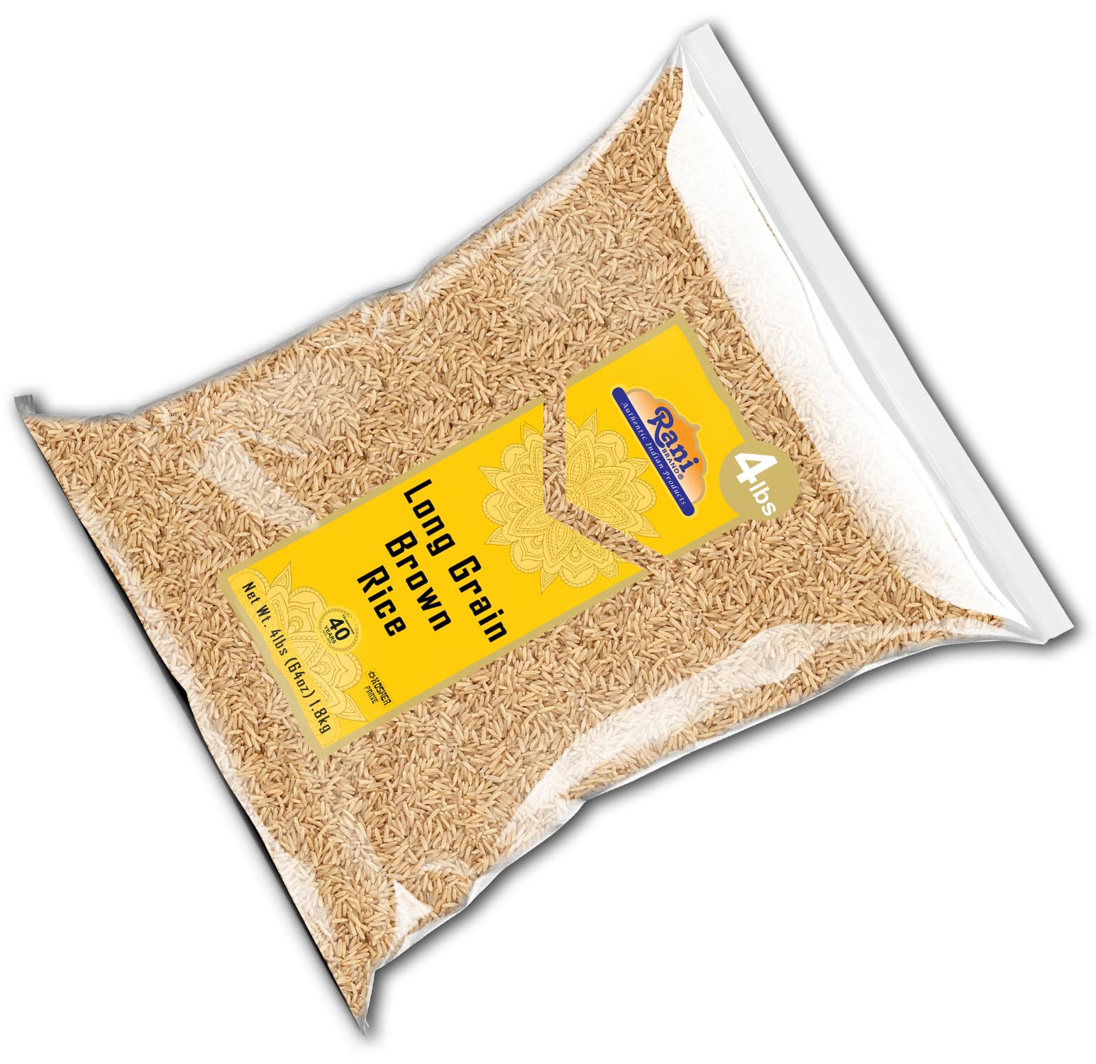 Rani Long Grain Brown Rice 64oz (4lbs) 1.81kg Bulk ~ All Natural | Gluten Friendly | Vegan | Non-GMO | Kosher | Product of USA - Image 9