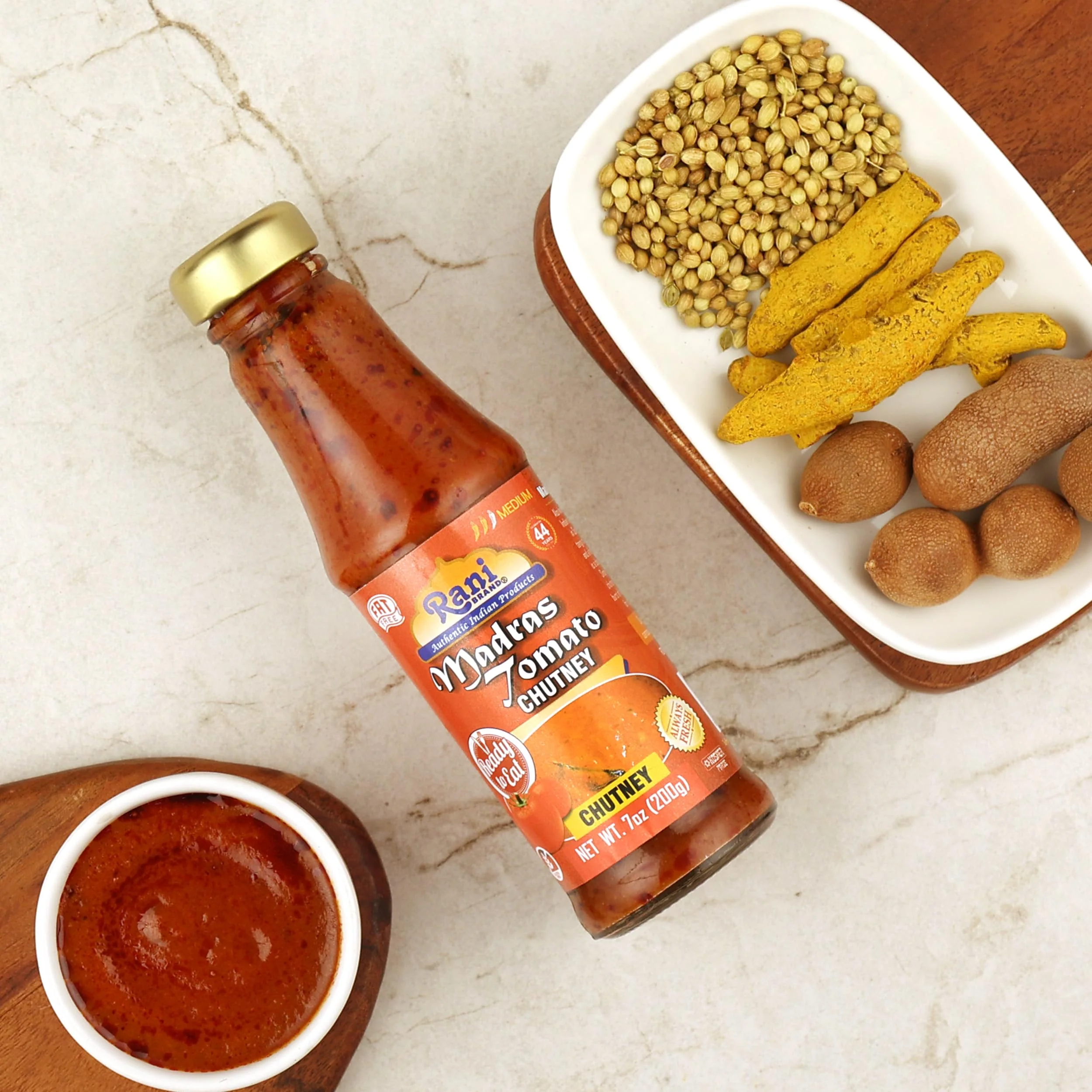 Rani Madras Tomato Chutney 7oz (200g) Glass Jar, Ready to eat, Vegan ~ Gluten Free | NON-GMO | Kosher | No Colors | Indian Origin - Image 5