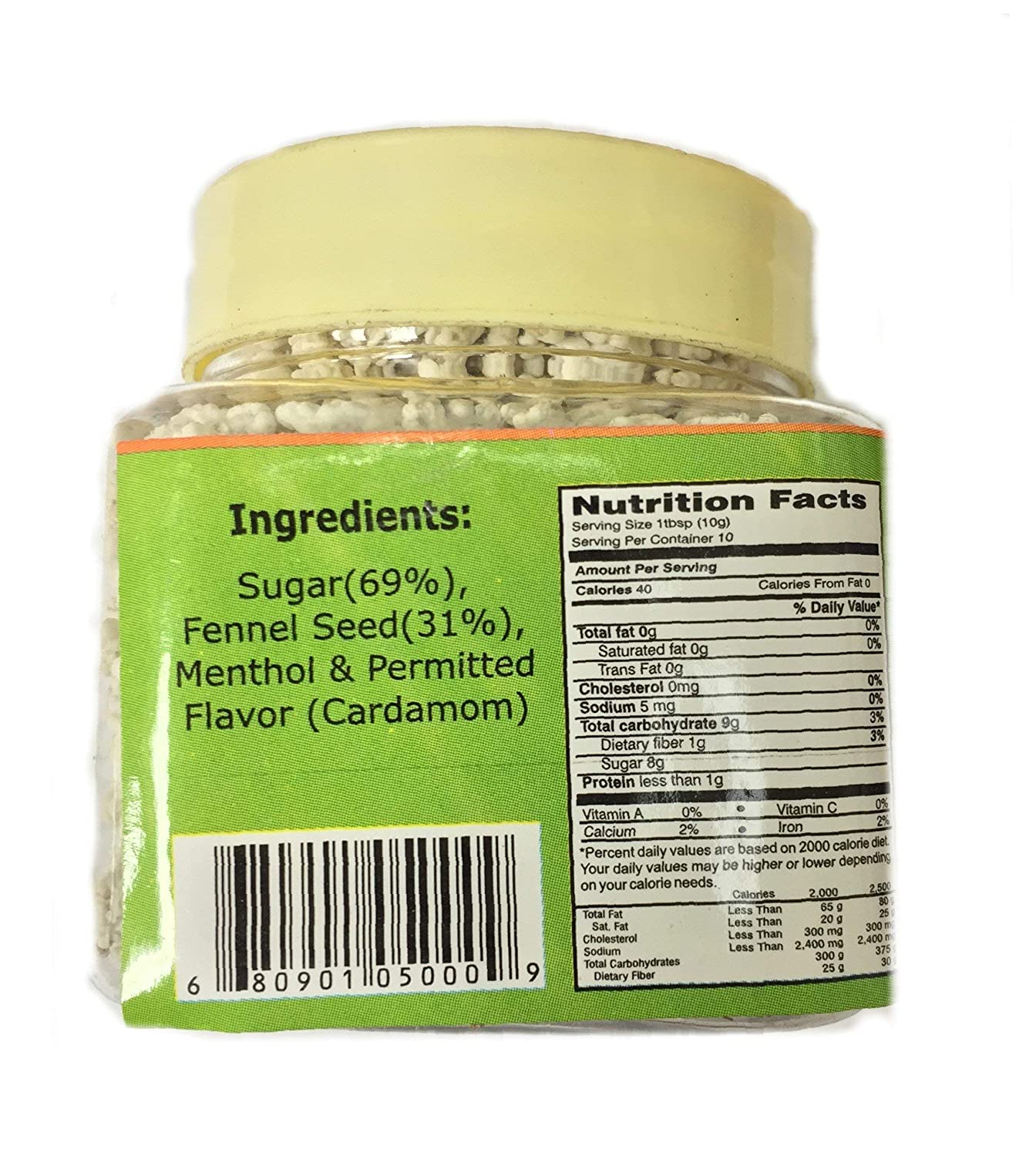 Rani Sweet Menthol Fennel Candy (Madrasi Saunf) 3.5oz (100g) ~ Indian After Meal Digestive Treat | Vegan | Gluten Friendly | NON-GMO | Indian Origin - Image 2