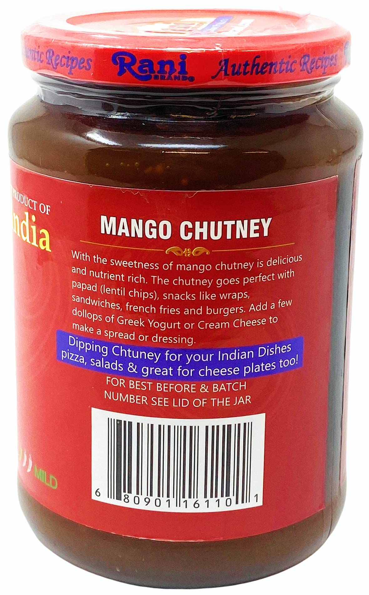 Rani Major Grey Mango Chutney (Indian Preserve) 36oz (2.2lbs) 1kg Value Pack, Glass Jar, Ready to eat, Vegan, Pack of 5+1 FREE ~ Gluten Free - Image 8