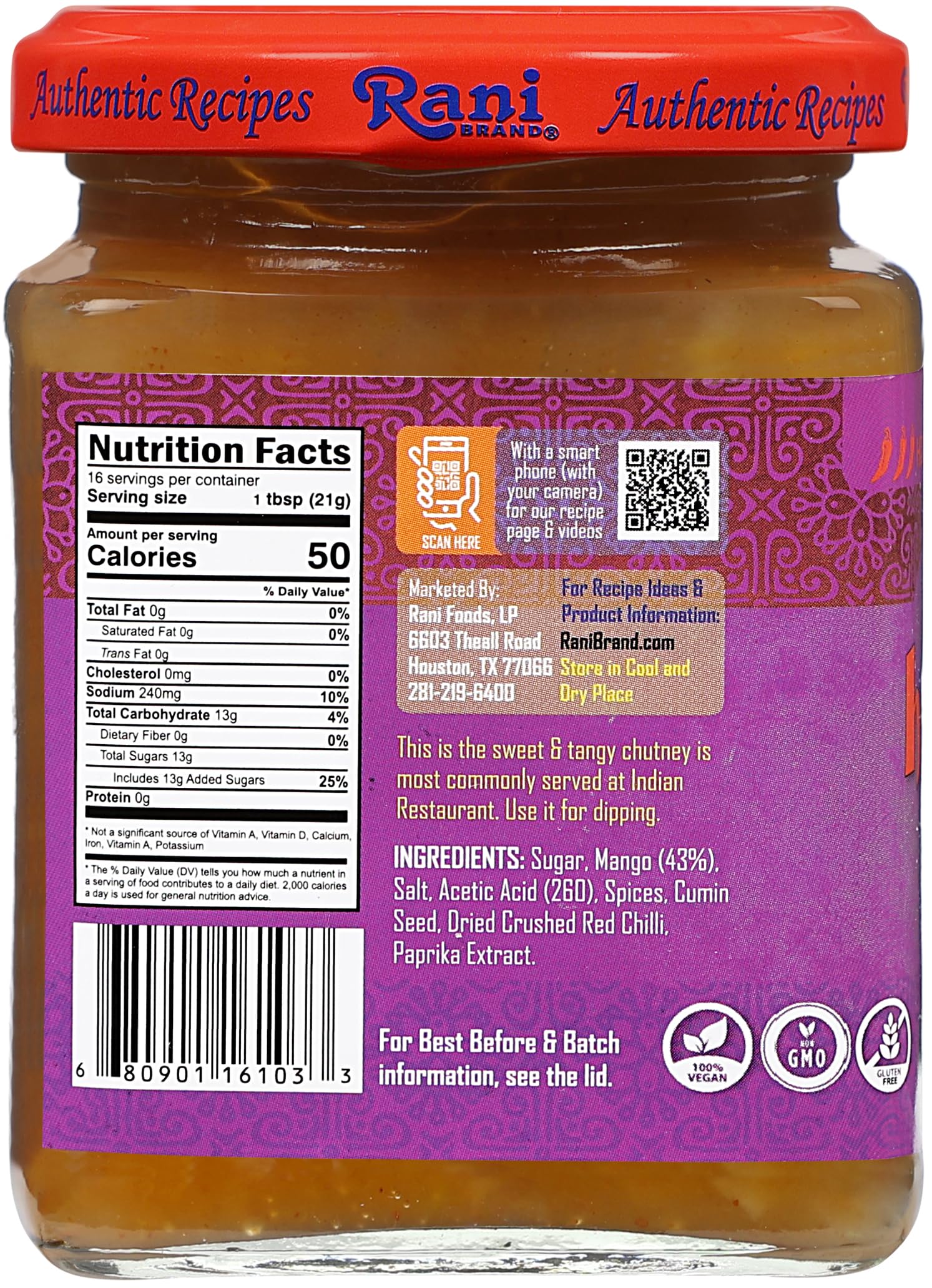 Rani Mango Chutney {26 Variations Available} - Image 121