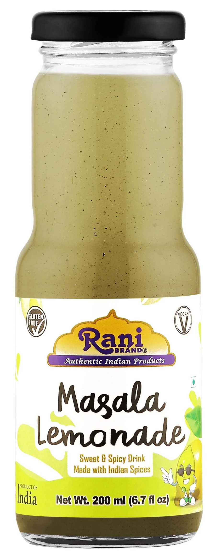 Rani Masala Lemonade 6.7 fl oz (200 ml) Glass Bottle, Pack of 2 ~ Indian Fruit Beverage | Vegan | Gluten Free | NON-GMO | Indian Origin - Image 5