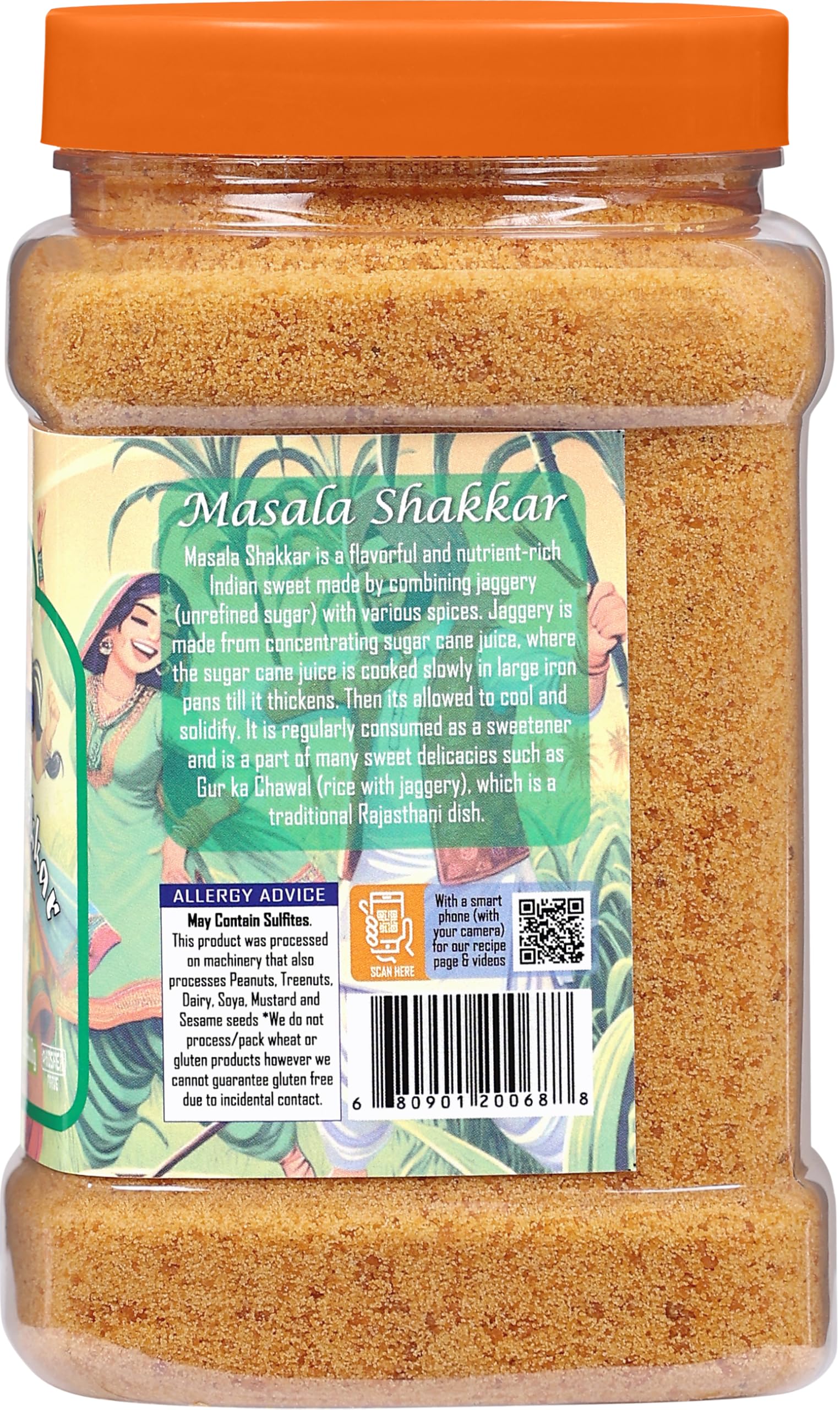 Rani Masala Shakkar (Indian Spiced Jaggery Powder) Unrefined Raw Cane Sugar 17.5oz (1.1lbs) 500g PET Jar ~ Gluten Friendly | Vegan | NON-GMO | Kosher | No Salt or fillers | Indian Product - Image 6