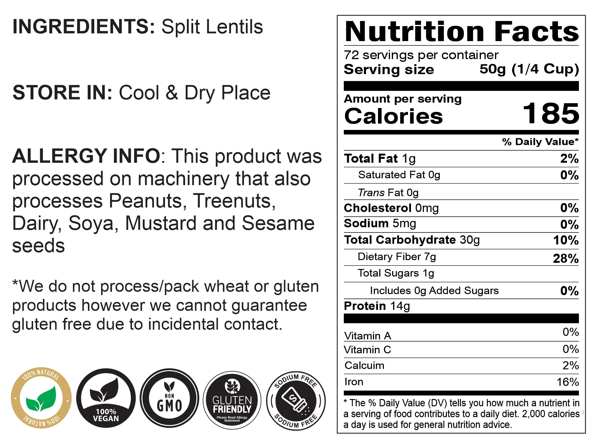 Rani Masoor (Red Lentils) {9 Sizes Available} - Image 34