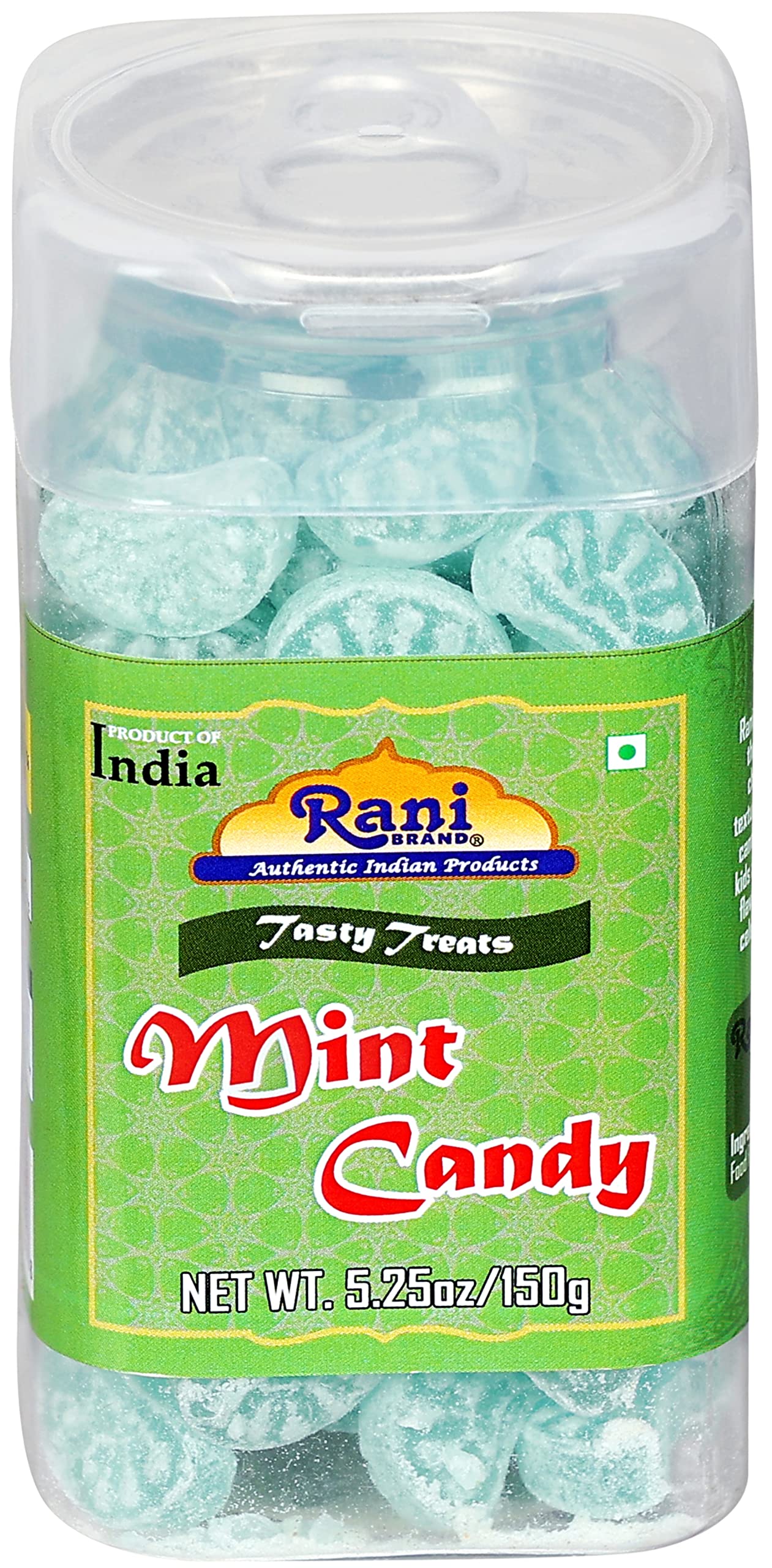 Rani Mint Candy 5.25oz (150g) Vacuum Sealed, Easy Open Top, Resealable Container ~ Indian Tasty Treats | Vegan | Gluten Friendly | NON-GMO | Indian Origin - Image 8