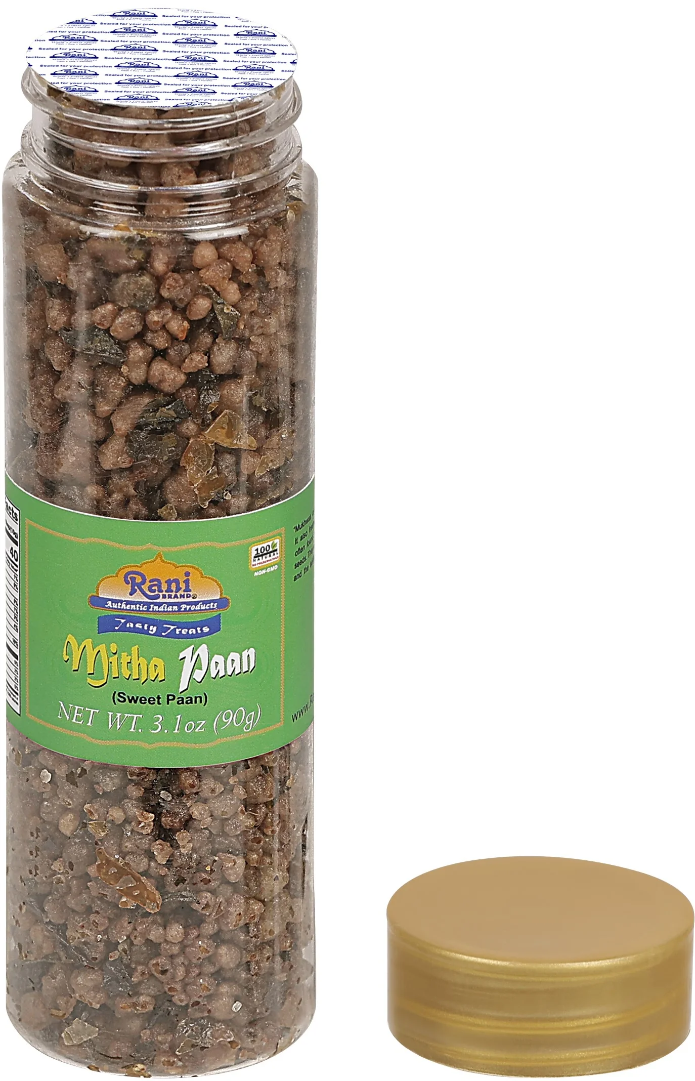 Rani Mitha Paan (Sweet Paan) 3.1oz (90g) PET Jar ~ Indian After Meal Digestive Treat | Vegan | Gluten Friendly | NON-GMO | Indian Origin - Image 5