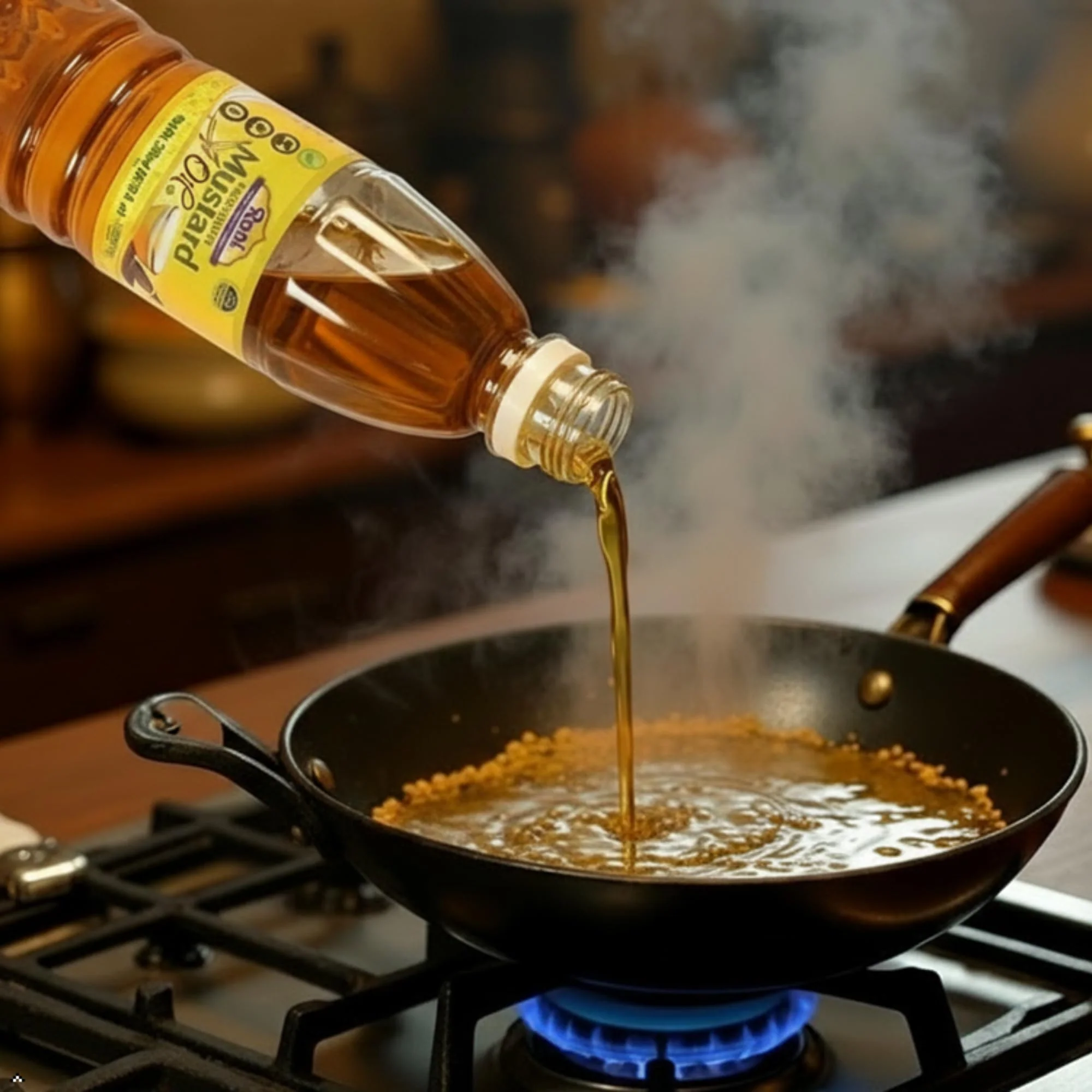 Rani Mustard Oil (Kachi Ghani) 6.76 Ounce (200ml) NON-GMO | Gluten Free | Kosher | Vegan | 100% Natural - Image 5