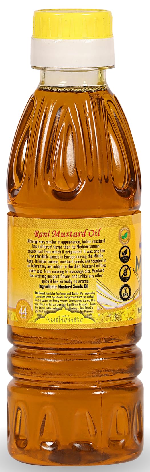 Rani Mustard Oil (Kachi Ghani) 6.76 Ounce (200ml) NON-GMO | Gluten Free | Kosher | Vegan | 100% Natural - Image 9