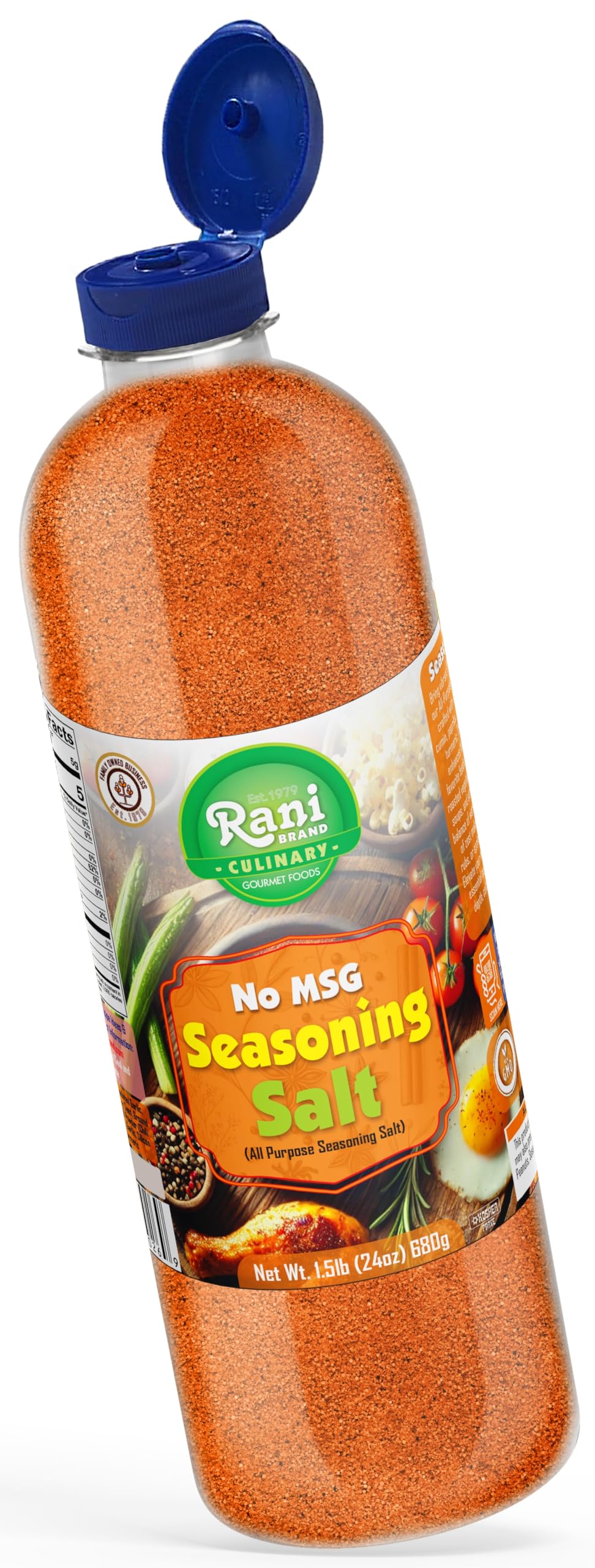 Rani No MSG Seasoning Salt (All Purpose Seasoning Salt) 24oz (1.5lbs) 680g PET Jar ~ All Natural | Gluten Friendly | NON-GMO | Kosher | Vegan | Product of USA - Image 11