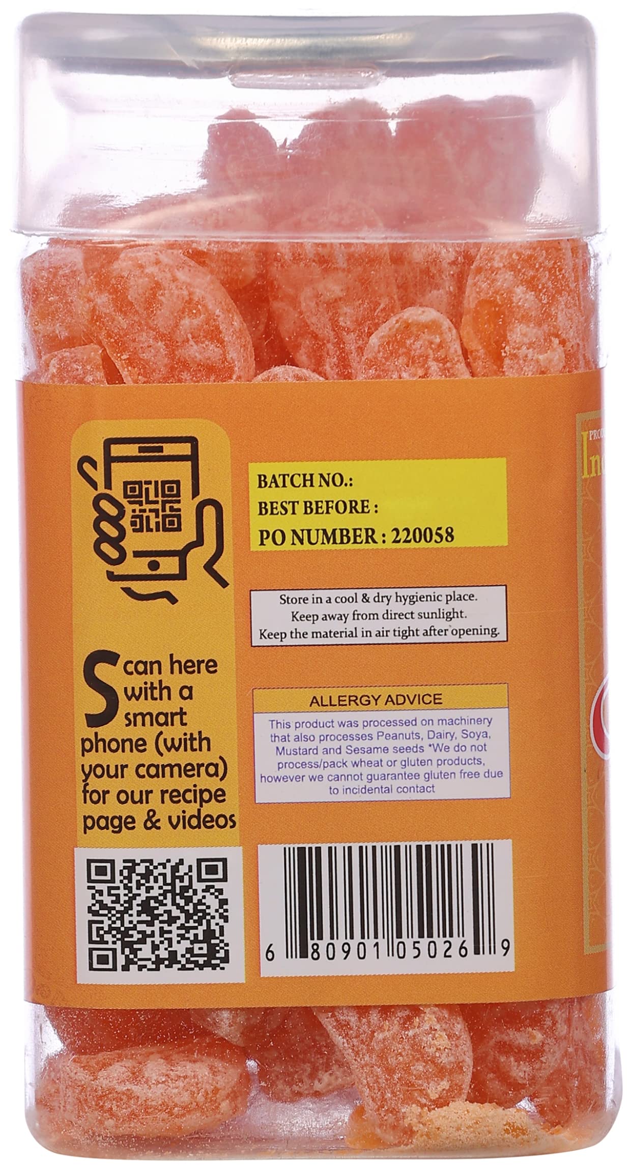 Rani Orange Candy 5.25oz (150g) Vacuum Sealed, Easy Open Top, Resealable Container ~ Indian Tasty Treats | Vegan | Gluten Friendly | NON-GMO | Indian Origin - Image 5