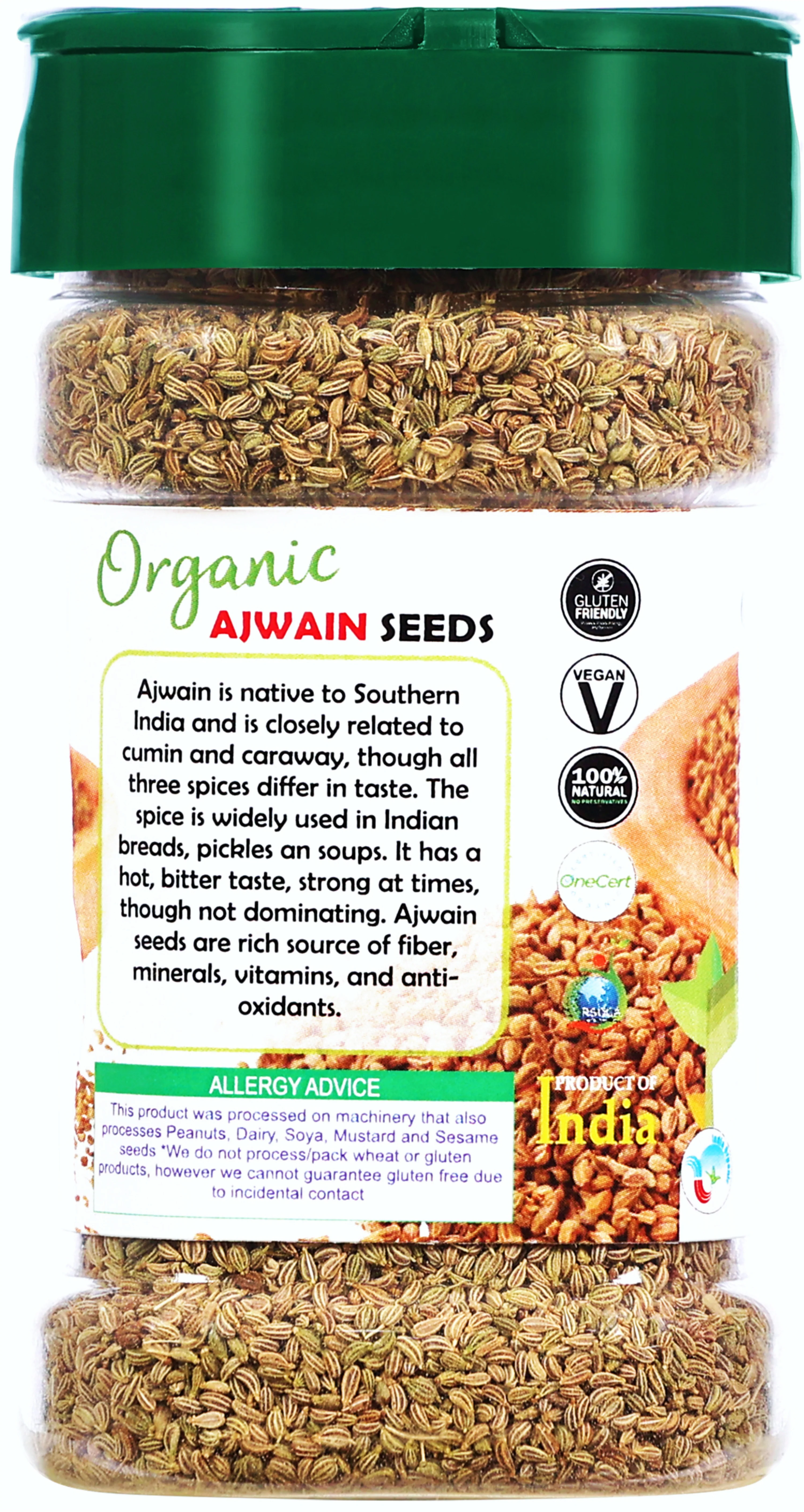 Rani Organic Ajwain Seeds (Carom Bishops Weed) Whole Indian Spice 3oz (85g) PET Jar ~ All Natural | Vegan | Gluten Friendly | USDA Certified Organic - Image 5