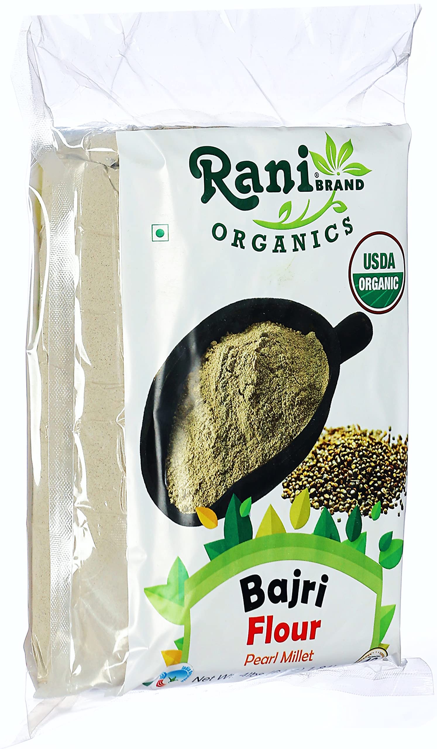 Rani Organic Bajri Flour (Pearl Millet) 64oz (4lbs) 1.81kg Bulk ~ All Natural | Gluten Friendly | NON-GMO | Indian Origin | USDA Certified Organic - Image 5