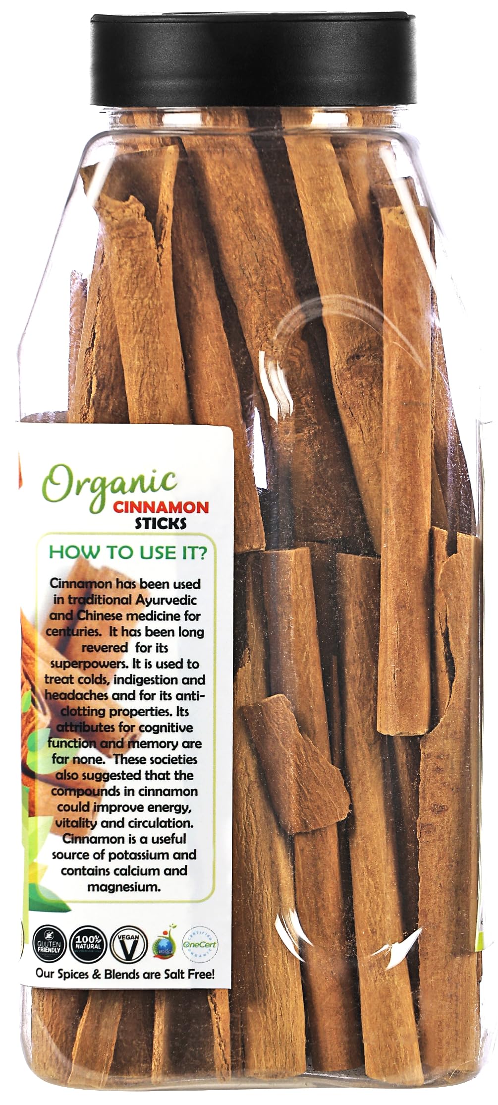 Rani Organic Cinnamon Sticks 7oz (200g) PET Jar - 36-44 Sticks - Strong Aroma, Perfect for Baking, Cooking & Beverages | 3+ Inches Length - Cassia Saigon Cinnamon from Vietnam | Kosher - Image 6