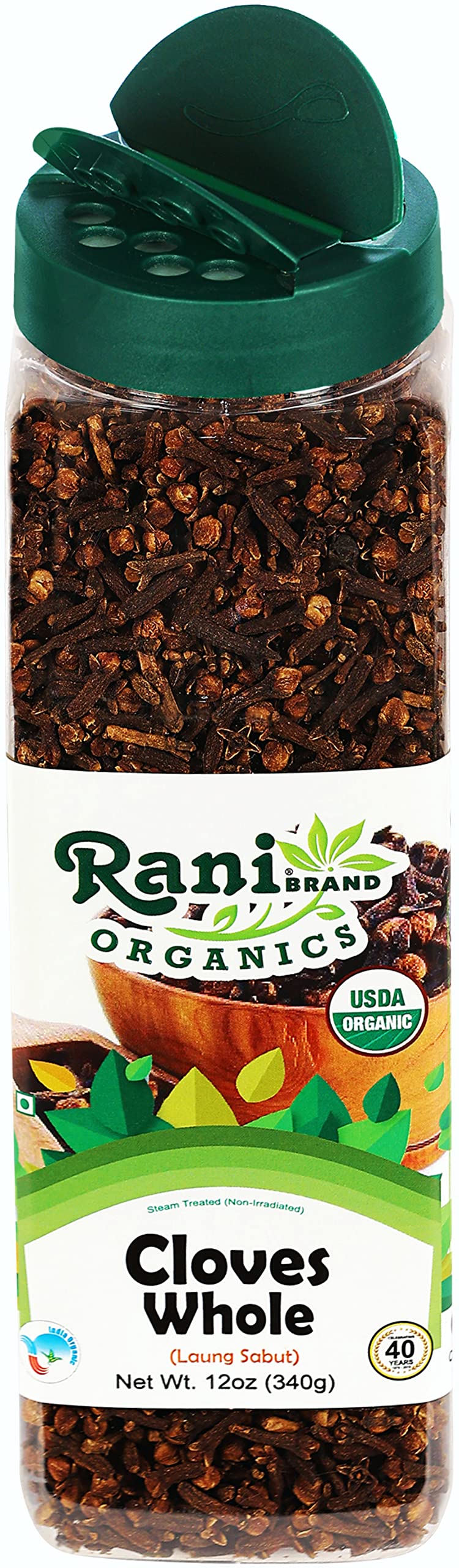 Rani Organic Cloves Whole (Laung Sabut) 12oz (340g) PET Jar, Great for Food, Tea, Pomander Balls and Potpourri ~ All Natural | USDA Certified Organic - Image 6