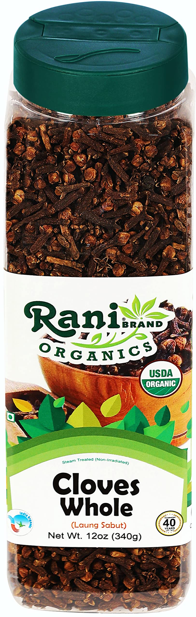 Rani Organic Cloves Whole (Laung Sabut) 12oz (340g) PET Jar, Great for Food, Tea, Pomander Balls and Potpourri ~ All Natural | USDA Certified Organic - Image 8