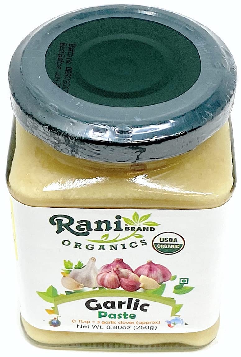 Rani Organic Garlic Cooking Paste 8.80oz (250g) ~ Vegan | Glass Jar | Gluten Free | NON-GMO | No Colors | Indian Origin | USDA Certified Organic - Image 4