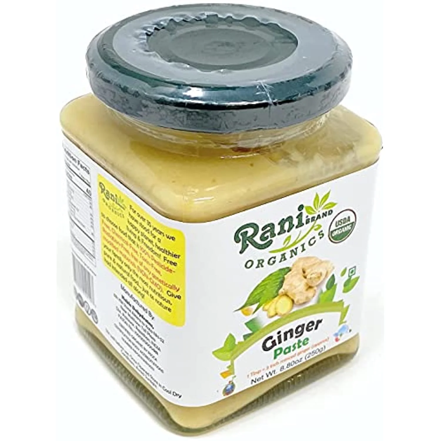 Rani Organic Ginger Cooking Paste 8.80oz (250g) ~ Vegan | Glass Jar | Gluten Free | NON-GMO | No Colors | USDA Certified Organic - Image 4