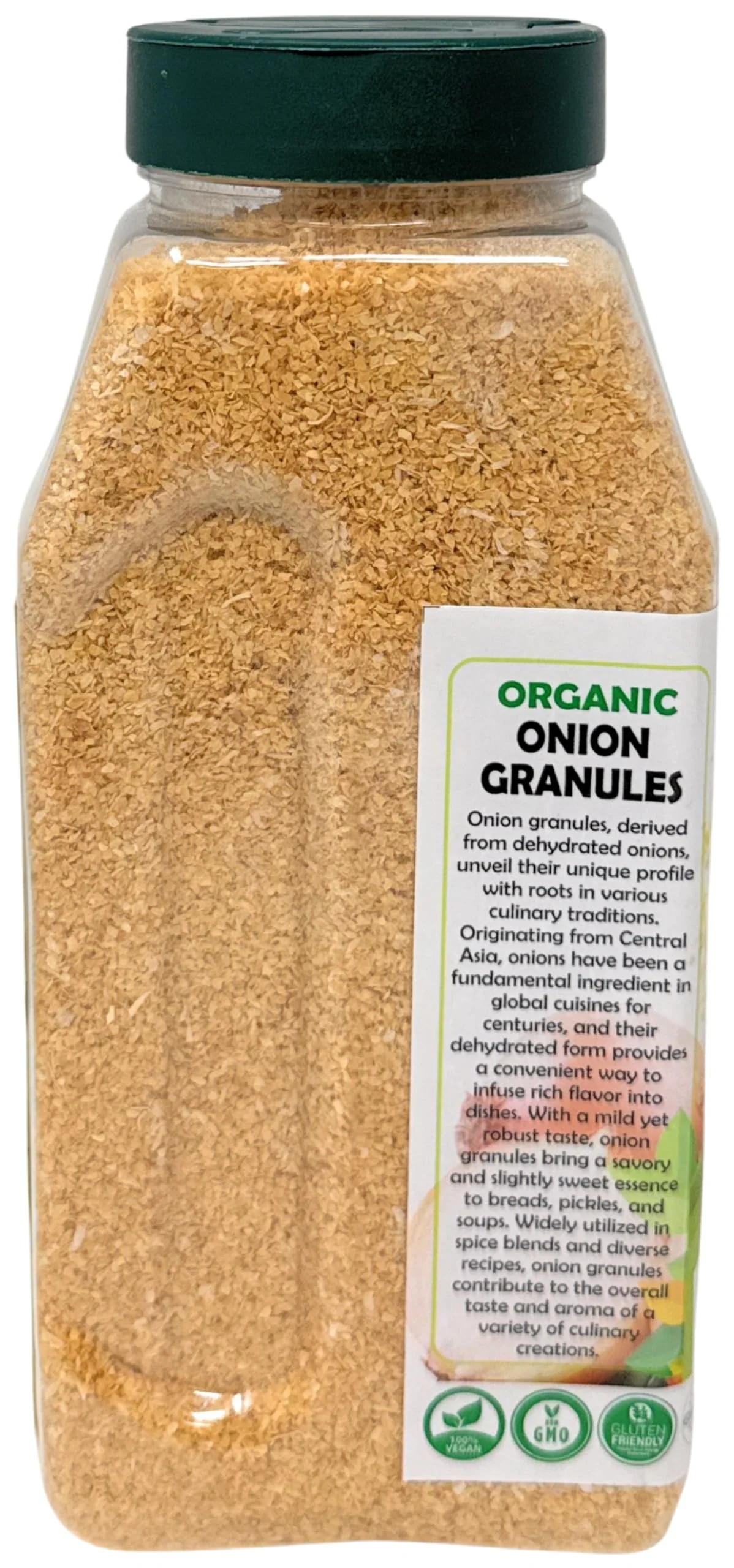Rani Organic Granulated Onion (Pyaaz Granules) 16oz (1lb) 454g PET Jar ~ All Natural | Gluten Friendly | Vegan | NON-GMO | Kosher | No Salt or fillers | Indian Origin | USDA Certified Organic - Image 7
