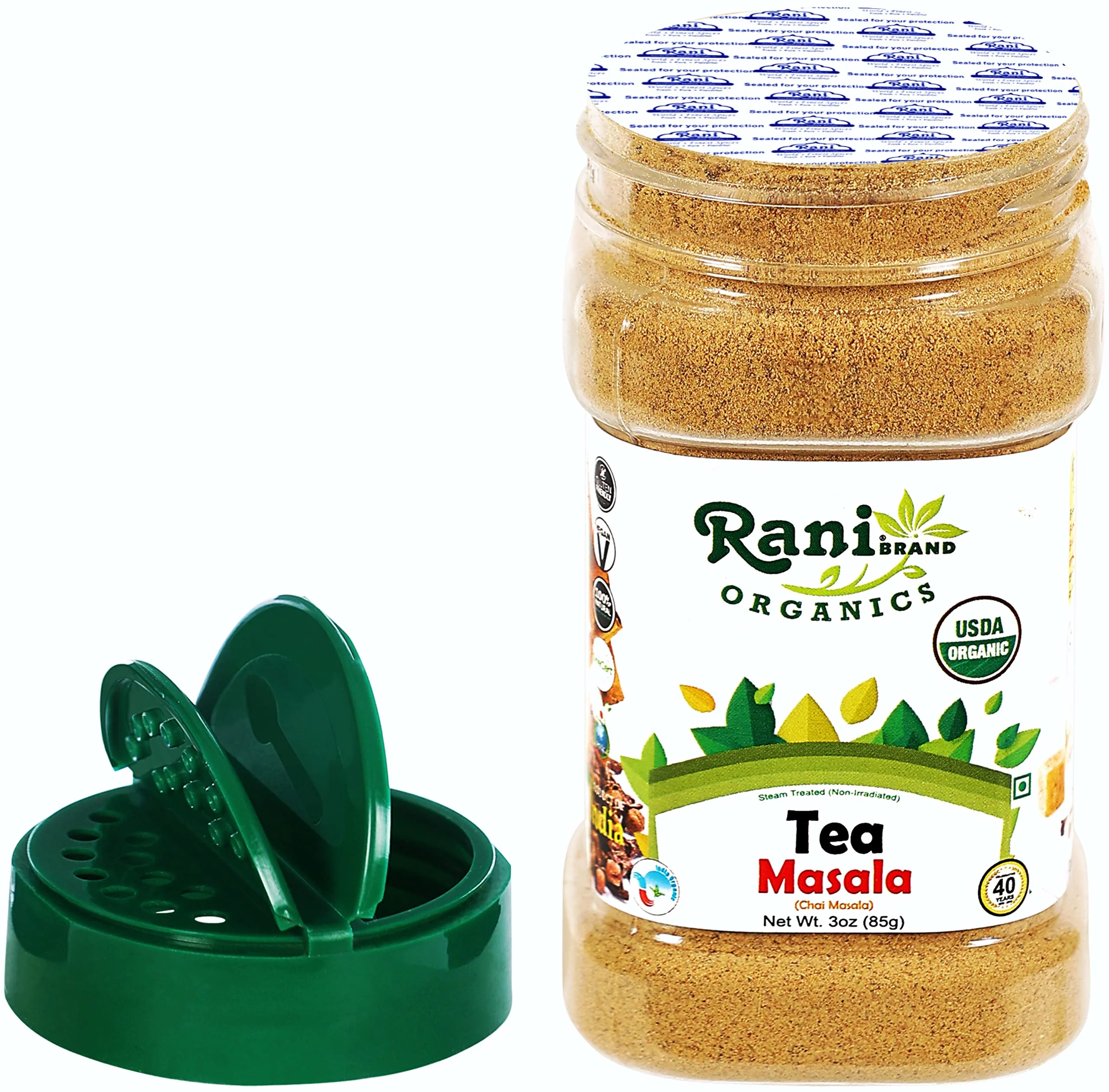 Rani Organic Tea (Chai) Masala Indian Spice Blend 3oz (85g) PET Jar ~ All Natural | Vegan | Gluten Friendly | Indian Origin | USDA Certified Organic - Image 6