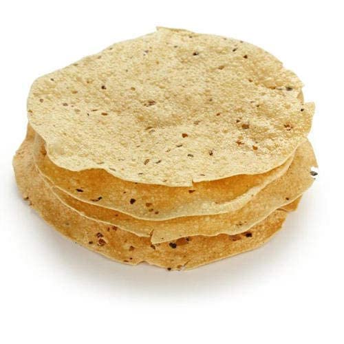 Rani Pappadums (Indian Lentil Wafer Snack) Red Chilli Papad 7oz (200g) Approximately 15pc, 7 inches ~ All Natural | Gluten Friendly | NON-GMO | Vegan | Indian Origin - Image 6