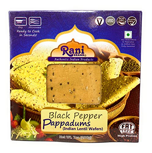Rani Pappadums (Indian Lentil Wafer Snack) {6 Varieties Available} - Image 32