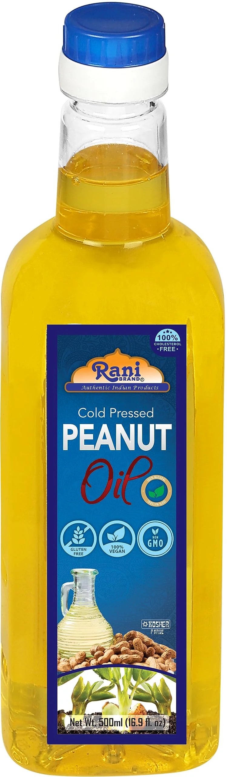 Rani Peanut Oil 16.9 Ounce (500ml) Cold Pressed | 100% Natural | NON-GMO | Kosher | Vegan | Gluten Free - Image 11