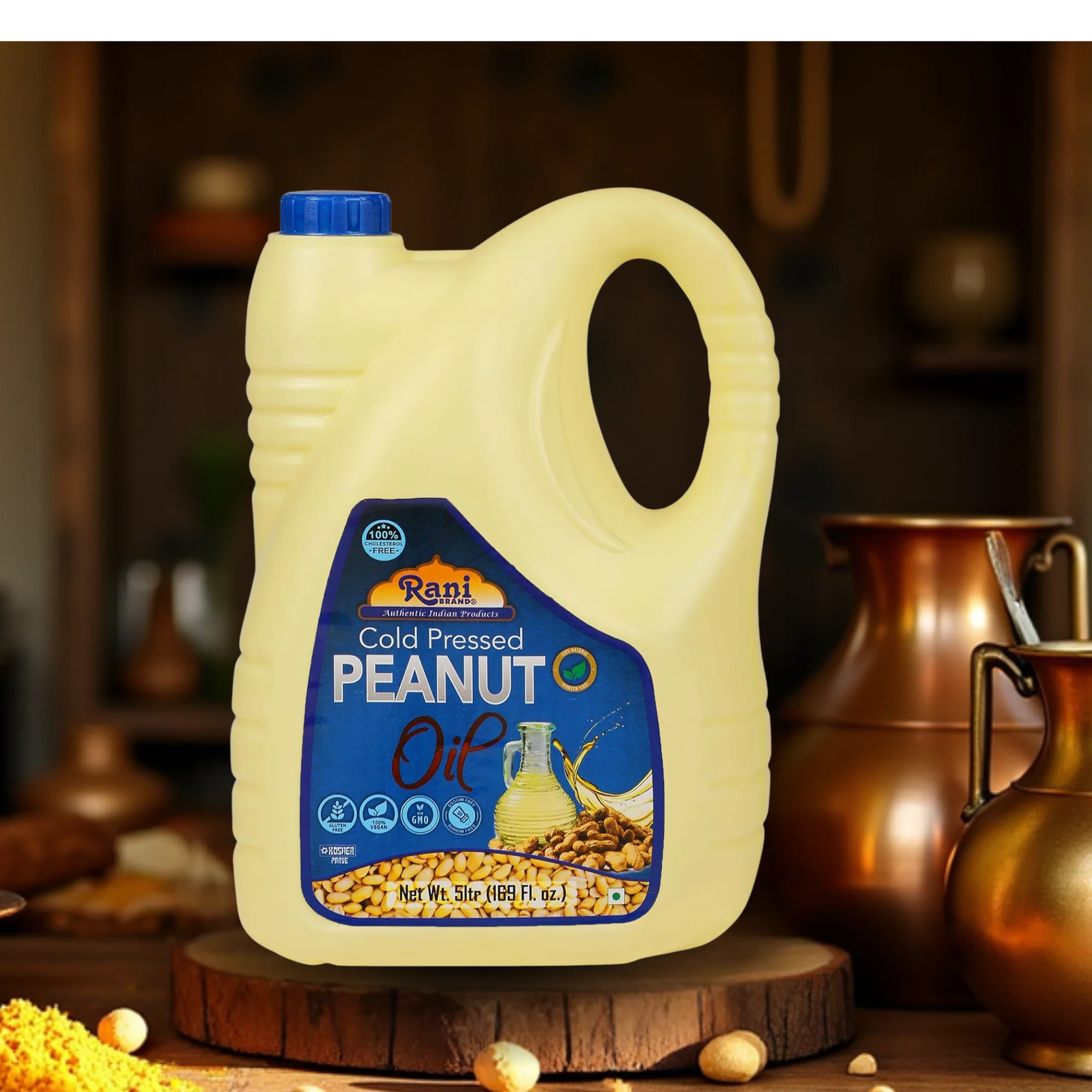 Rani Peanut Oil 169 Ounce (5 Liter) Cold Pressed | 100% Natural | NON-GMO | Kosher | Vegan | Gluten Free - Image 4