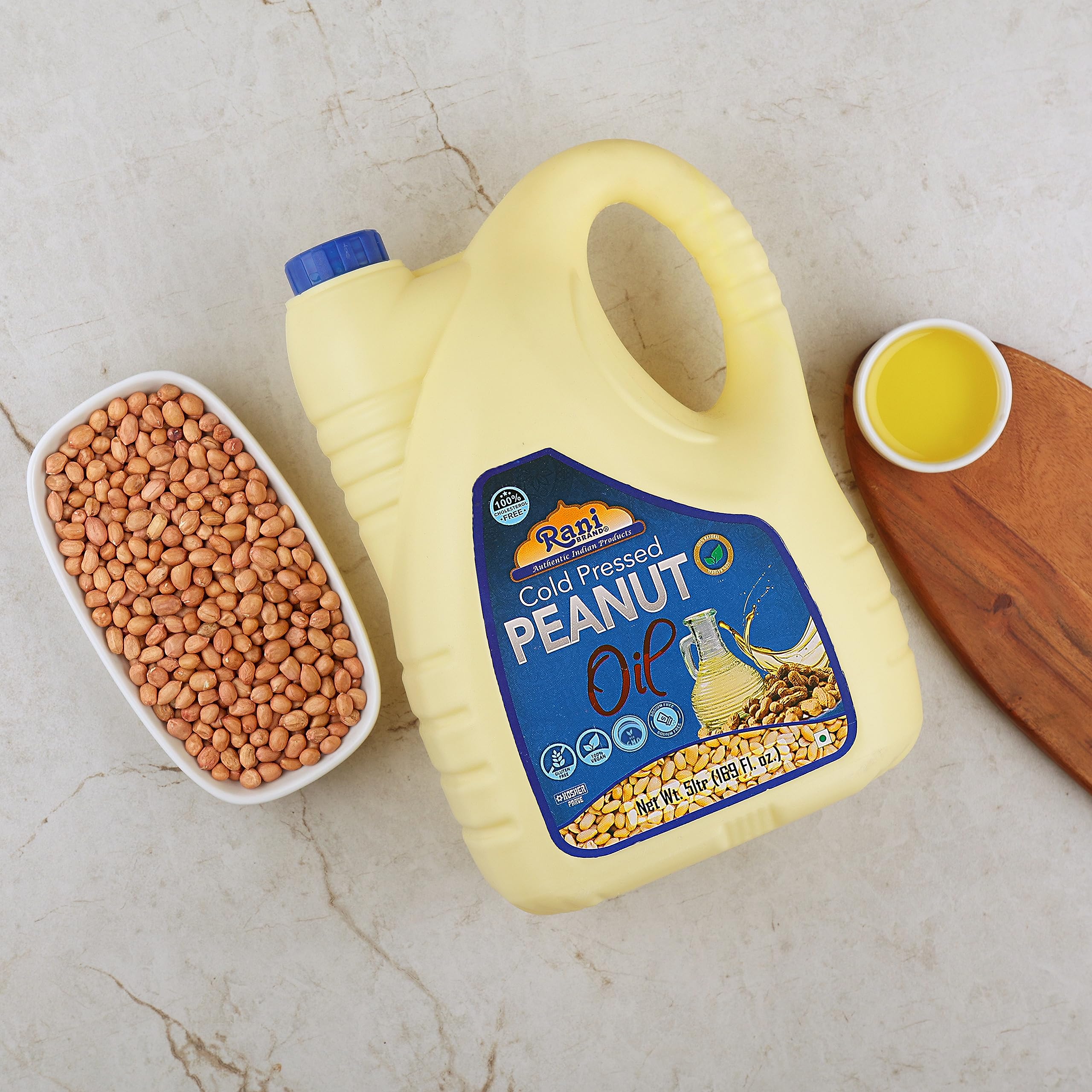 Rani Peanut Oil 169 Ounce (5 Liter) Cold Pressed | 100% Natural | NON-GMO | Kosher | Vegan | Gluten Free - Image 8