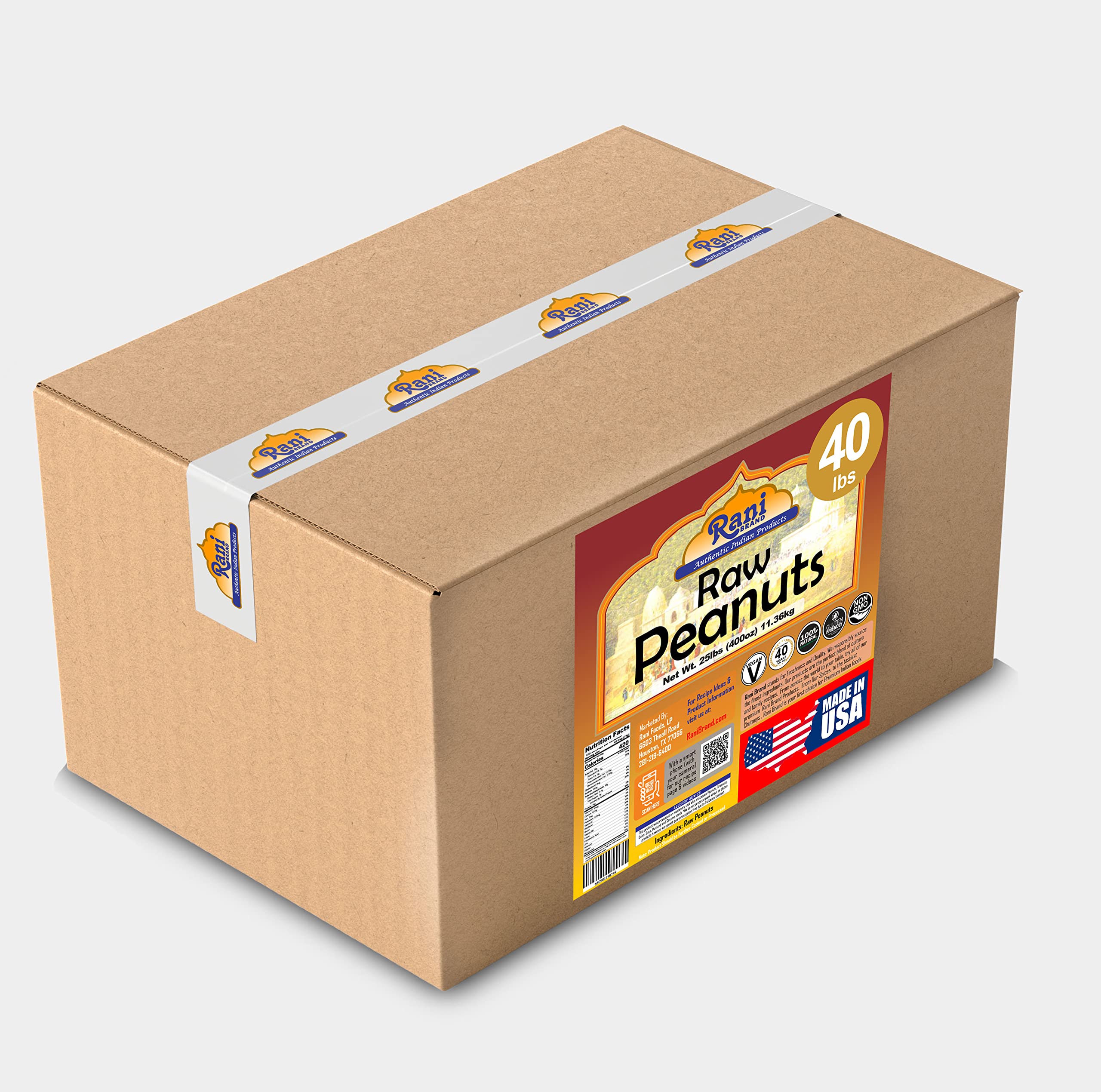 Rani Peanuts, Raw Whole With Skin (uncooked, unsalted) ~ All Natural | Fresh Product of USA ~ Spanish Grade Groundnut / Redskin {9 Sizes Available} - Image 78