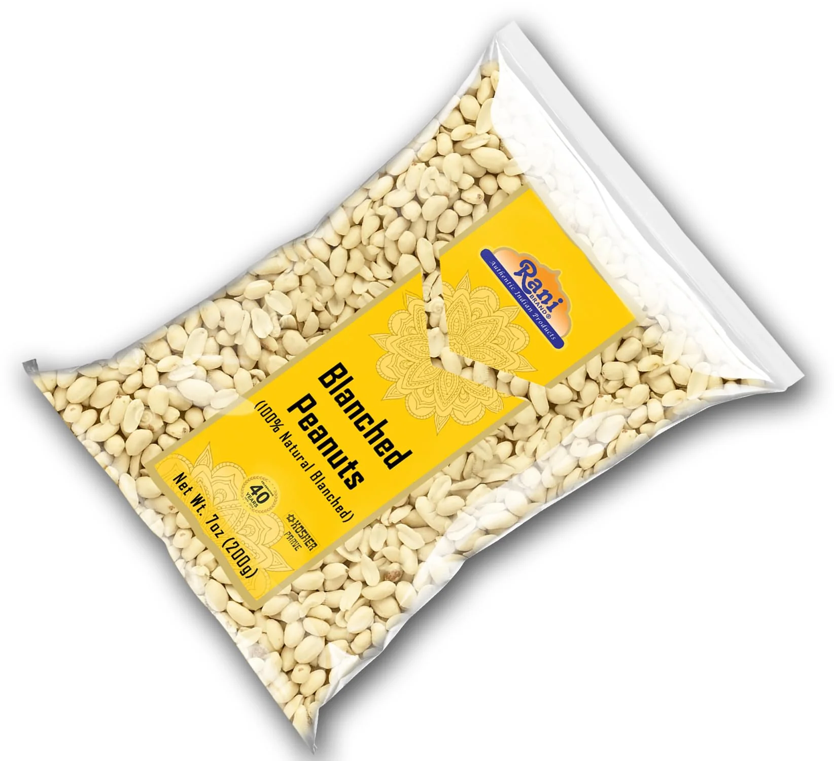 Rani Peanuts Skinless (Blanched, Uncooked) 7oz (200g) ~ All Natural | Vegan | Gluten Friendly | Kosher | Fresh Product of USA ~ Spanish Grade Groundnuts - Image 6
