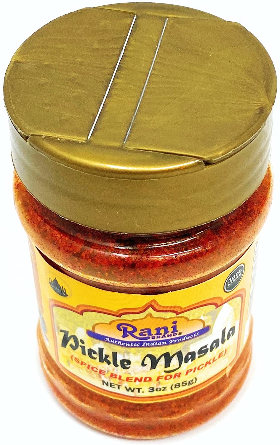 Rani Pickle (Achar) Masala Natural Indian Spice Blend 3oz (85g) PET Jar ~ All Natural | Vegan | Gluten Friendly | NON-GMO | No colors | Indian Origin - Image 3