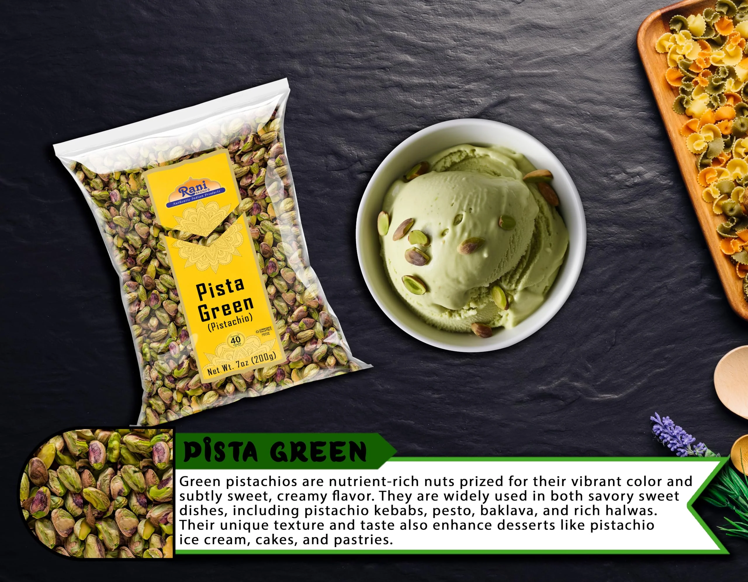 Rani Pista (Pistachio) Green 7oz (200g) ~ All Natural | Gluten Friendly | Vegan | NON-GMO | Kosher | No Salt or fillers | Indian Origin - Image 6