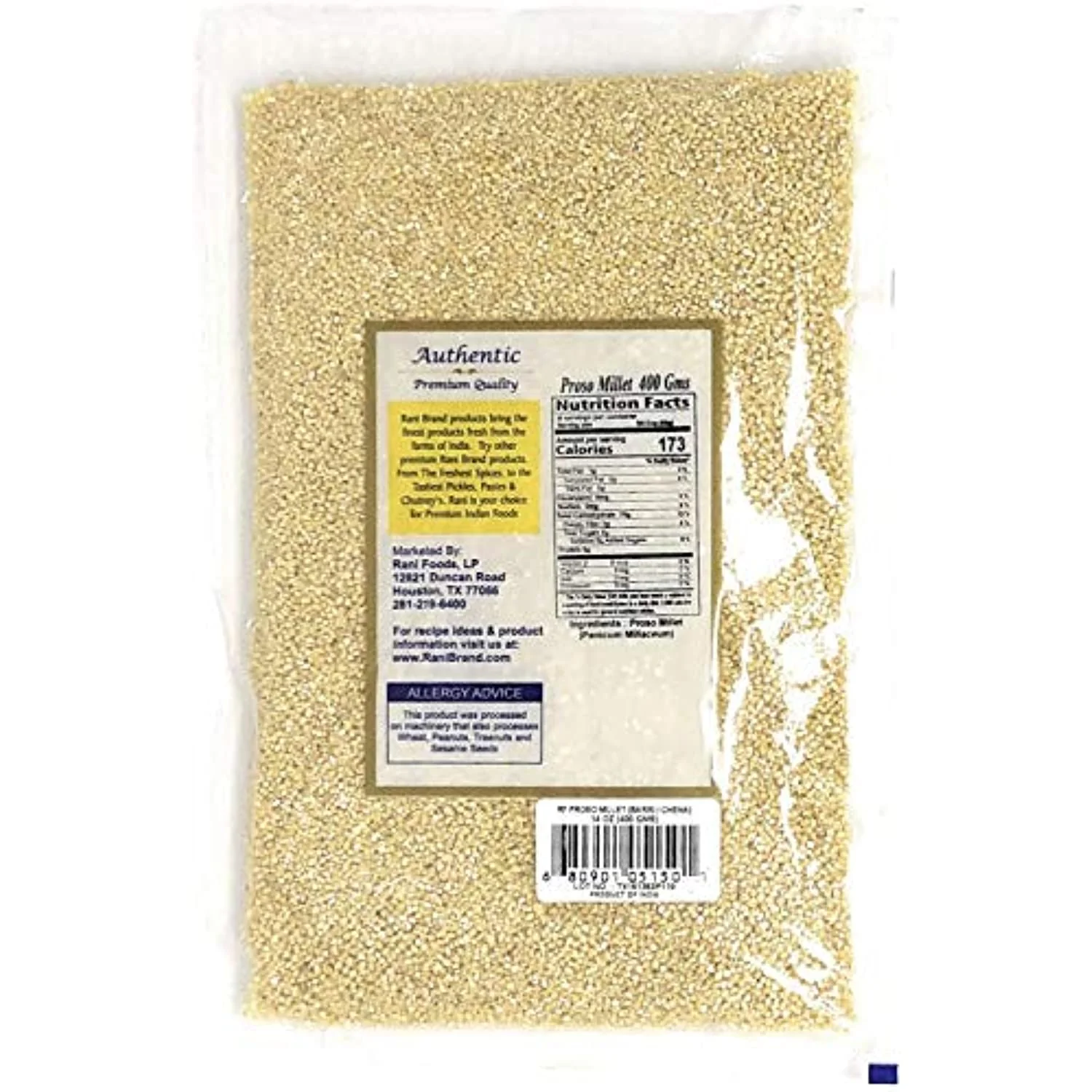 Rani Proso Millet (Panicum Millaceum) Whole Ancient Grain Seeds ~ All Natural | Gluten Friendly | NON-GMO | Vegan | Indian Origin - Image 4
